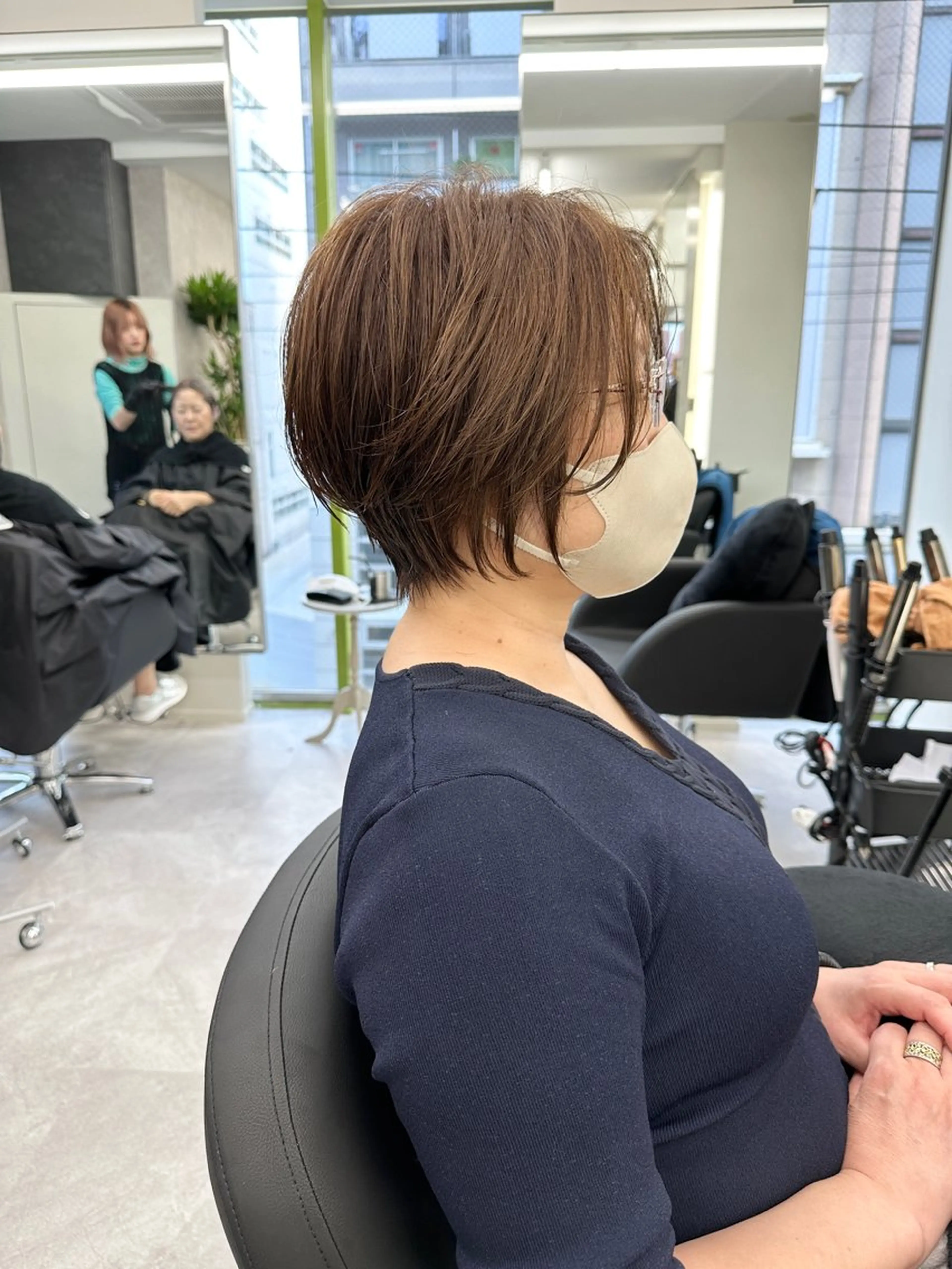 ショート 似合わせスタイル 岡田勇哉のヘアスタイル