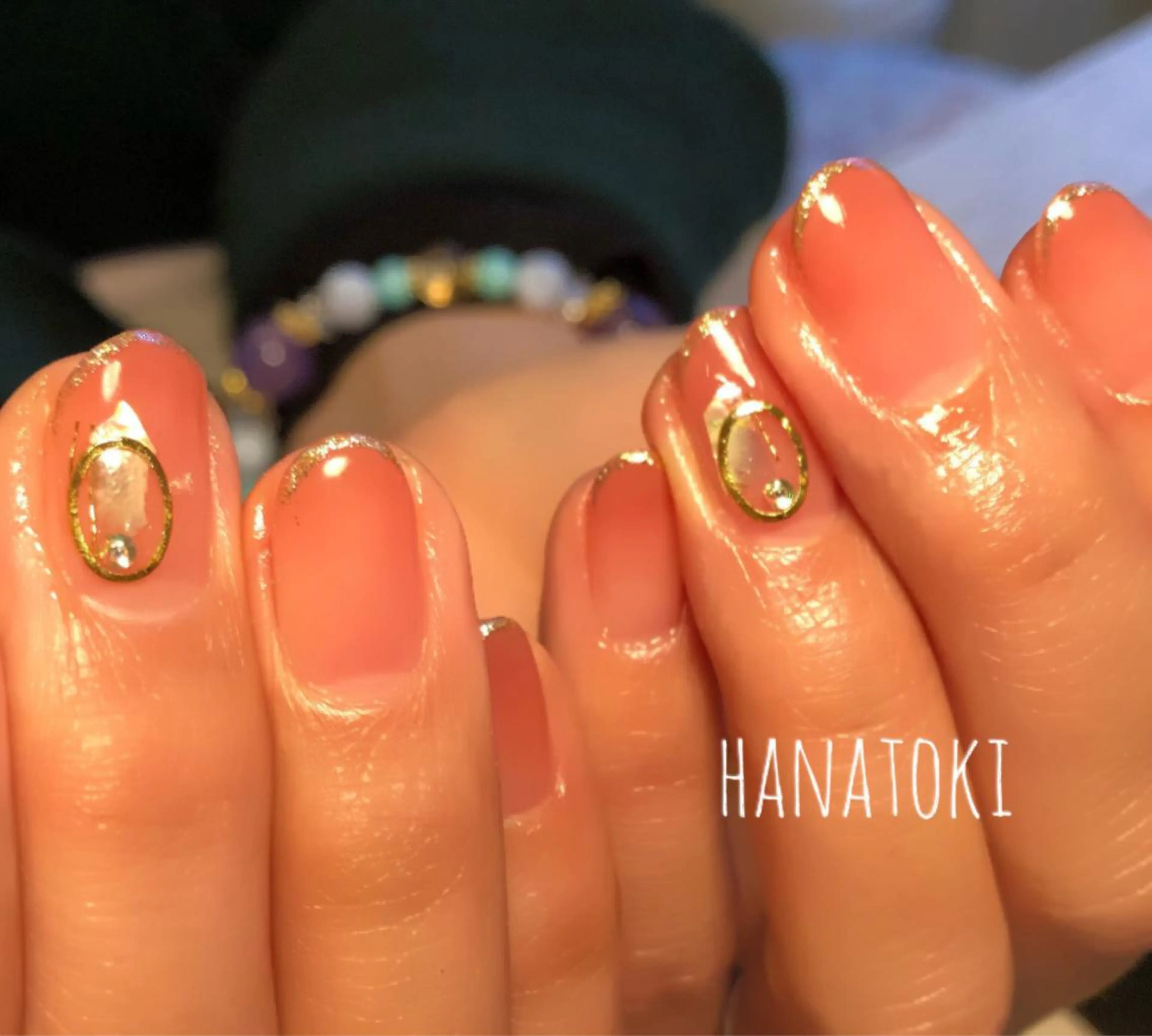 ミディアム Hanatoki所属・菅原 千明のネイルデザイン