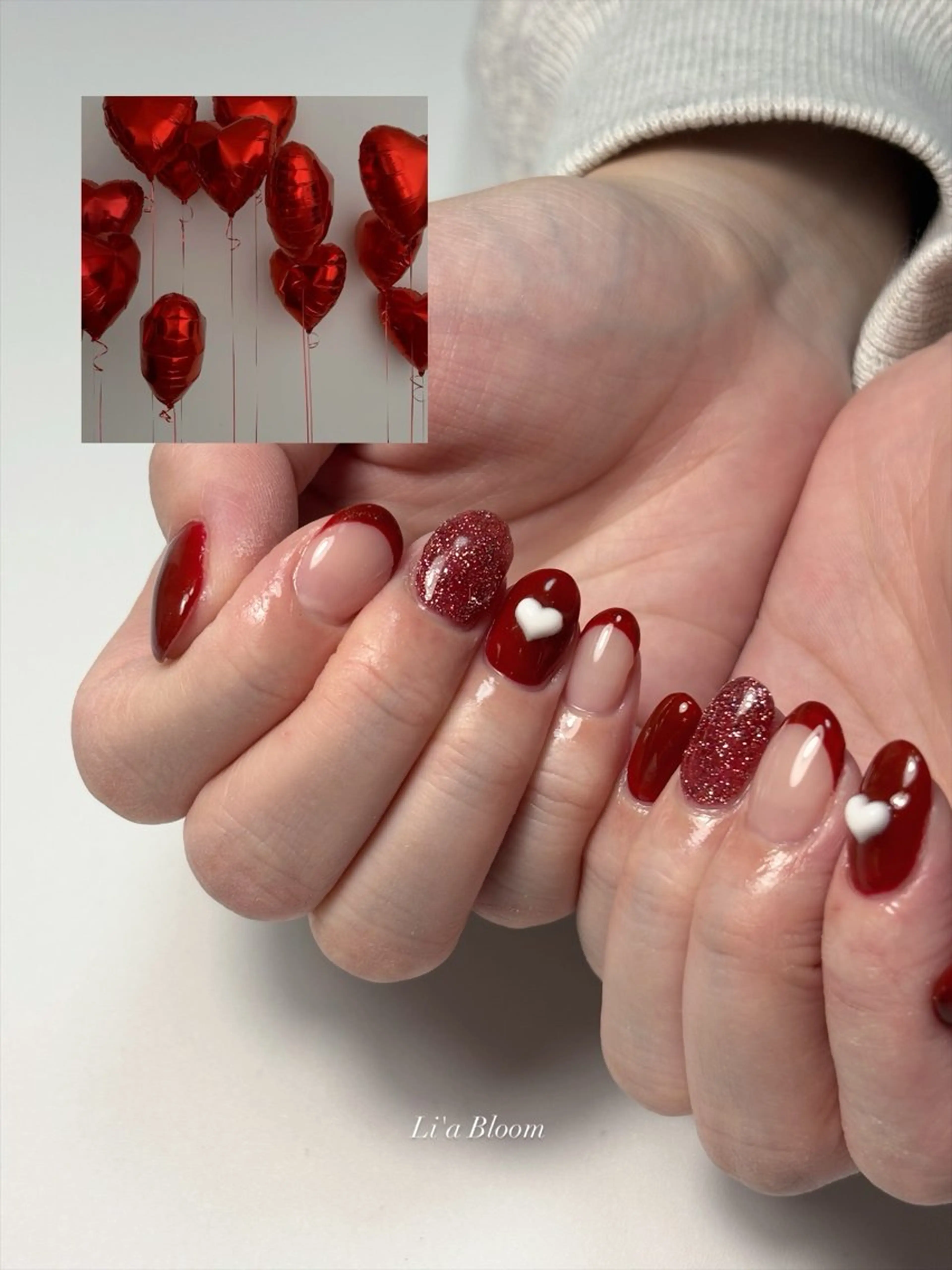 ネイル ハンドネイル Li'a Bloom所属・🦋🤍 madoka🤍のネイルデザイン