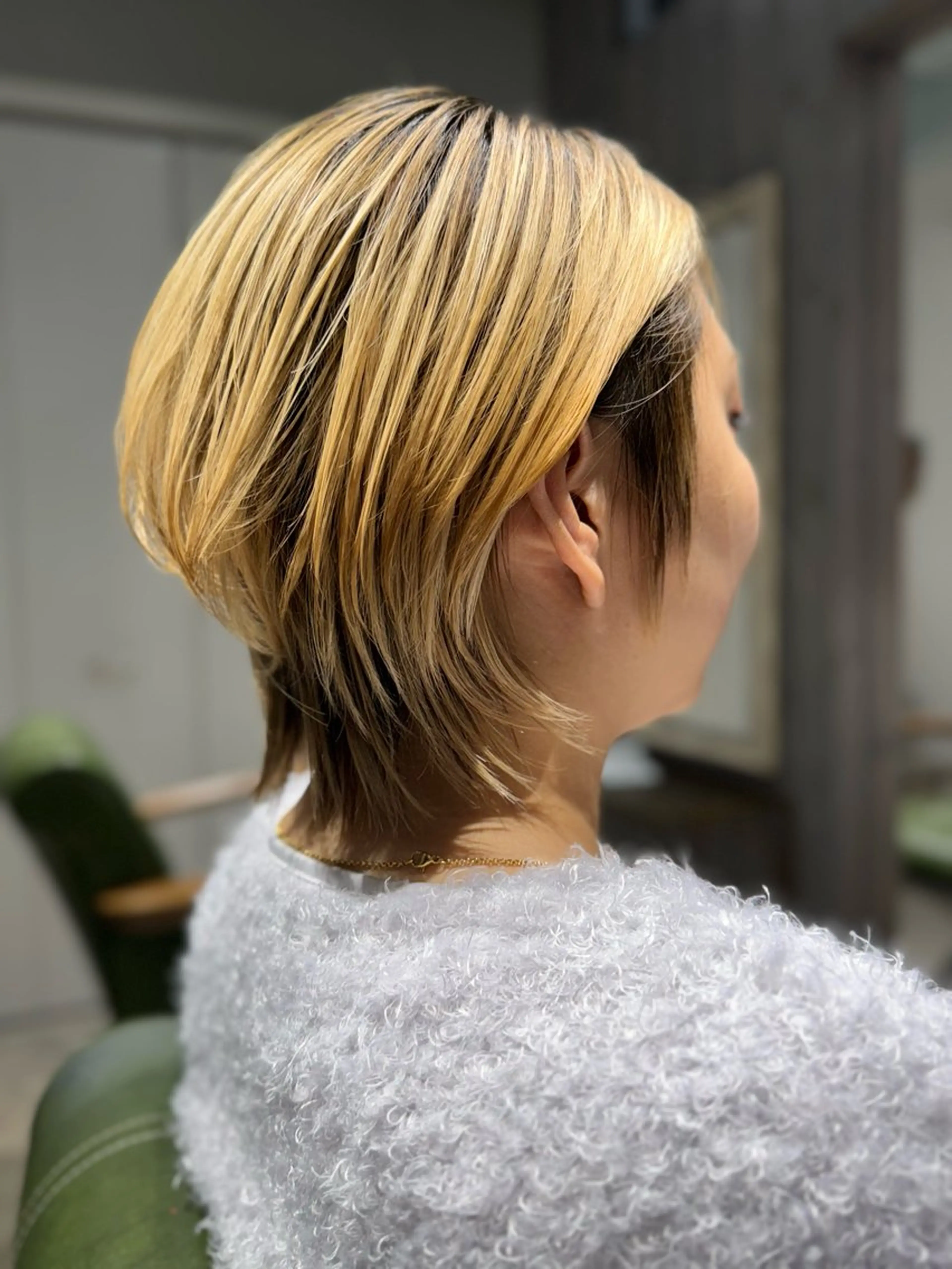 ショート レイヤーカット ウルフカット ウルフレイヤー カット RUMI CLAIR(リノカヒリ美容室内)所属・すがわら るみ　橋本のヘアスタイル