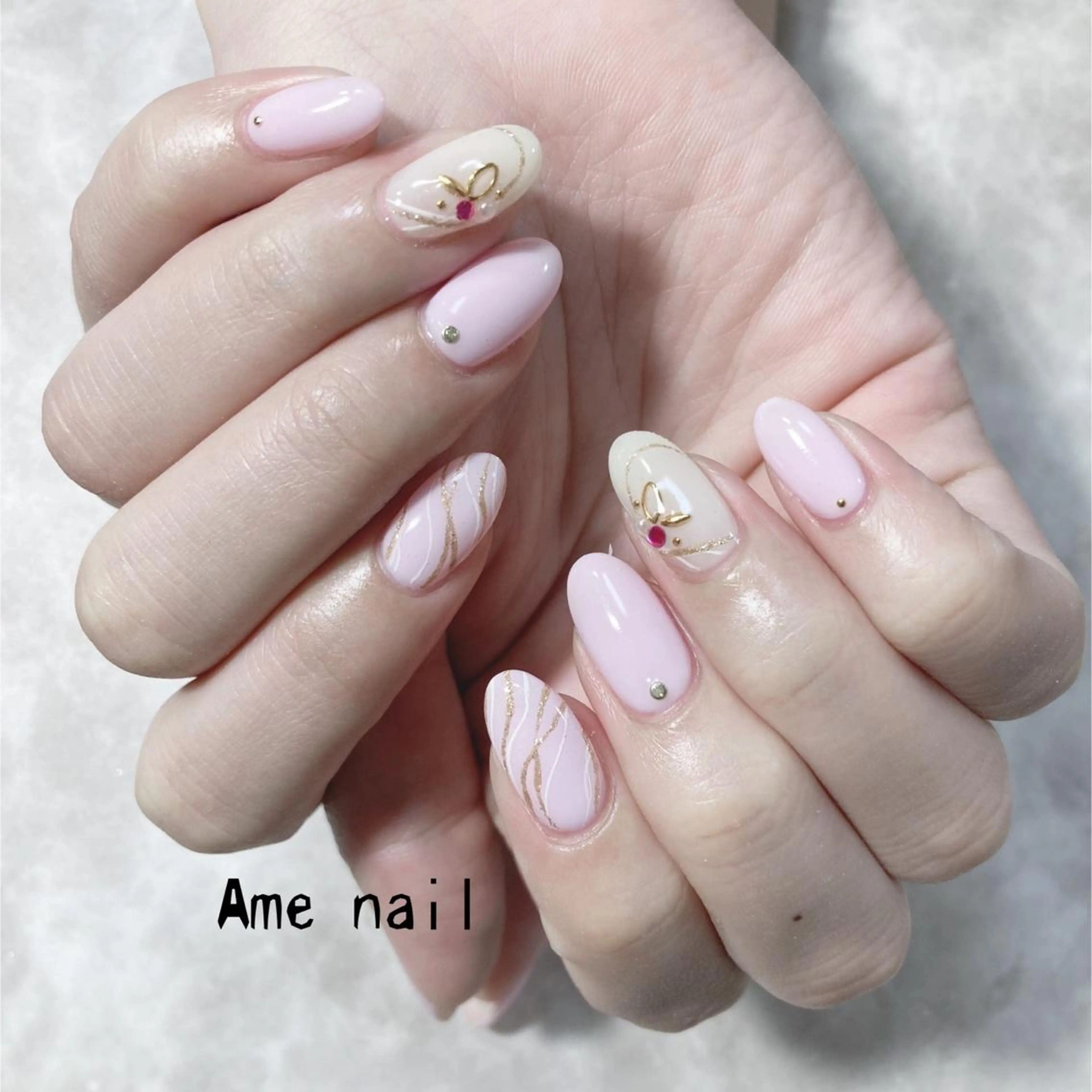 ネイル ハンドネイル Ame nail所属・中村 未来のネイルデザイン