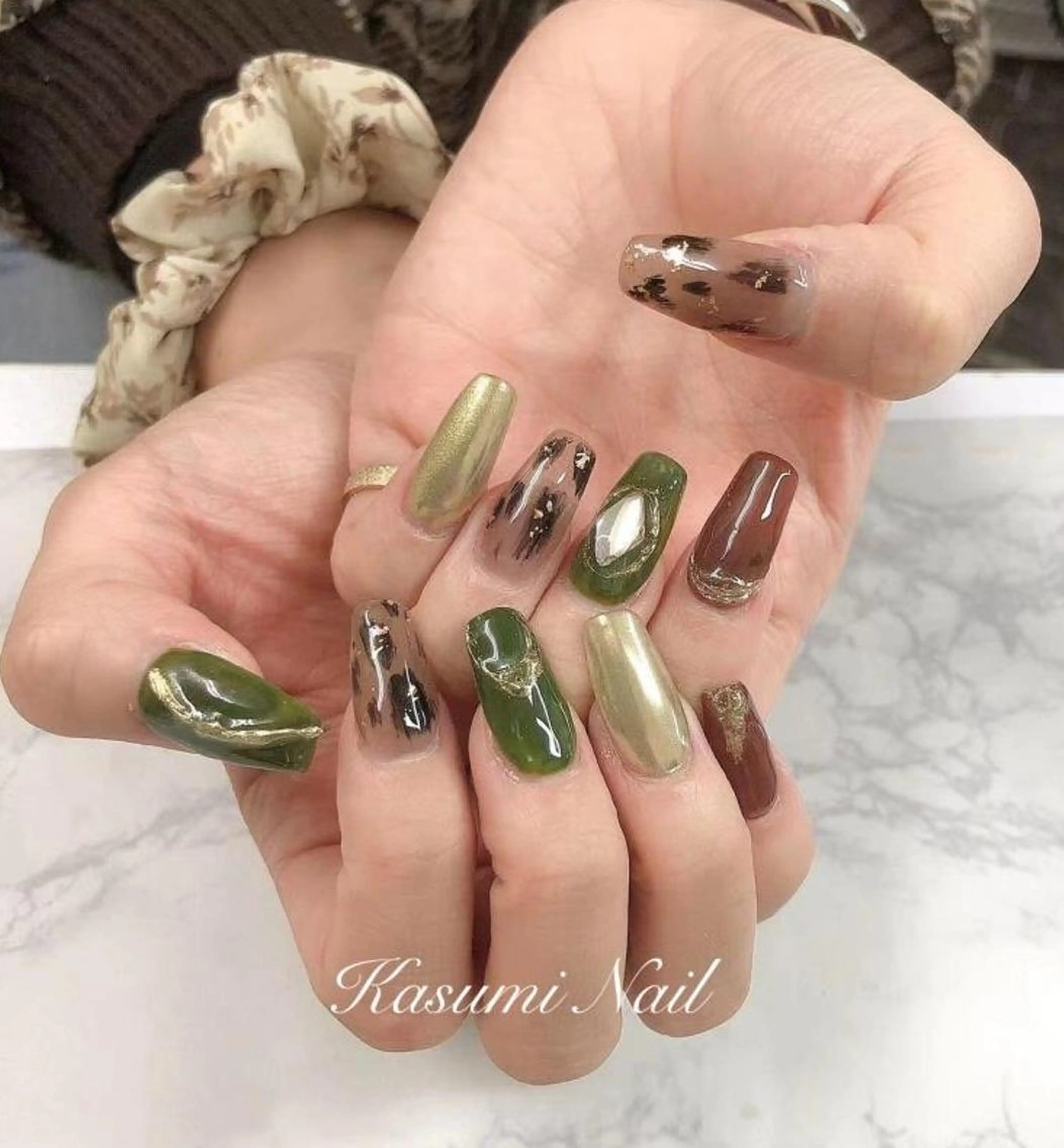 ネイル カスミ ネイルサロンのネイルデザイン