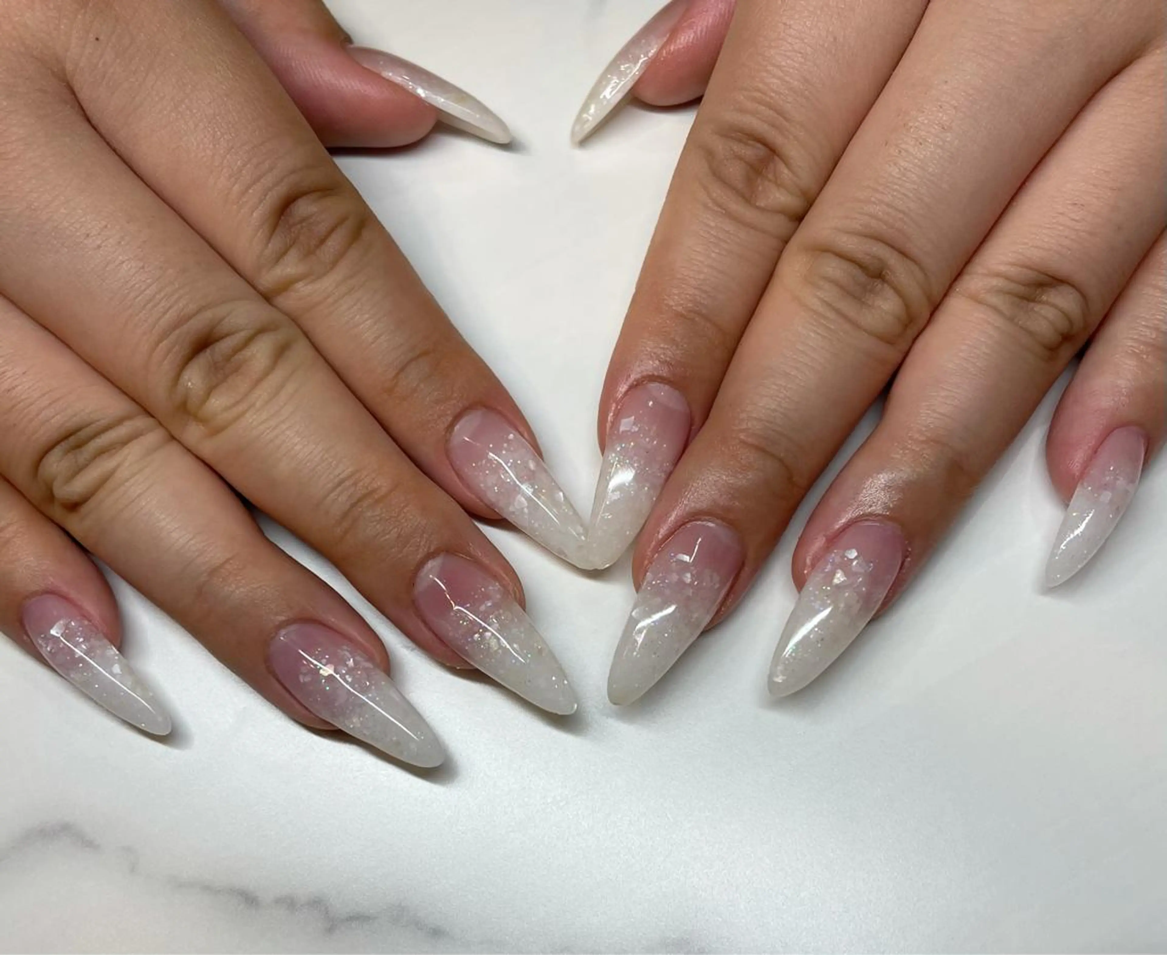 ネイル ロングネイル ハンドネイル pro.M chiharuのネイルデザイン