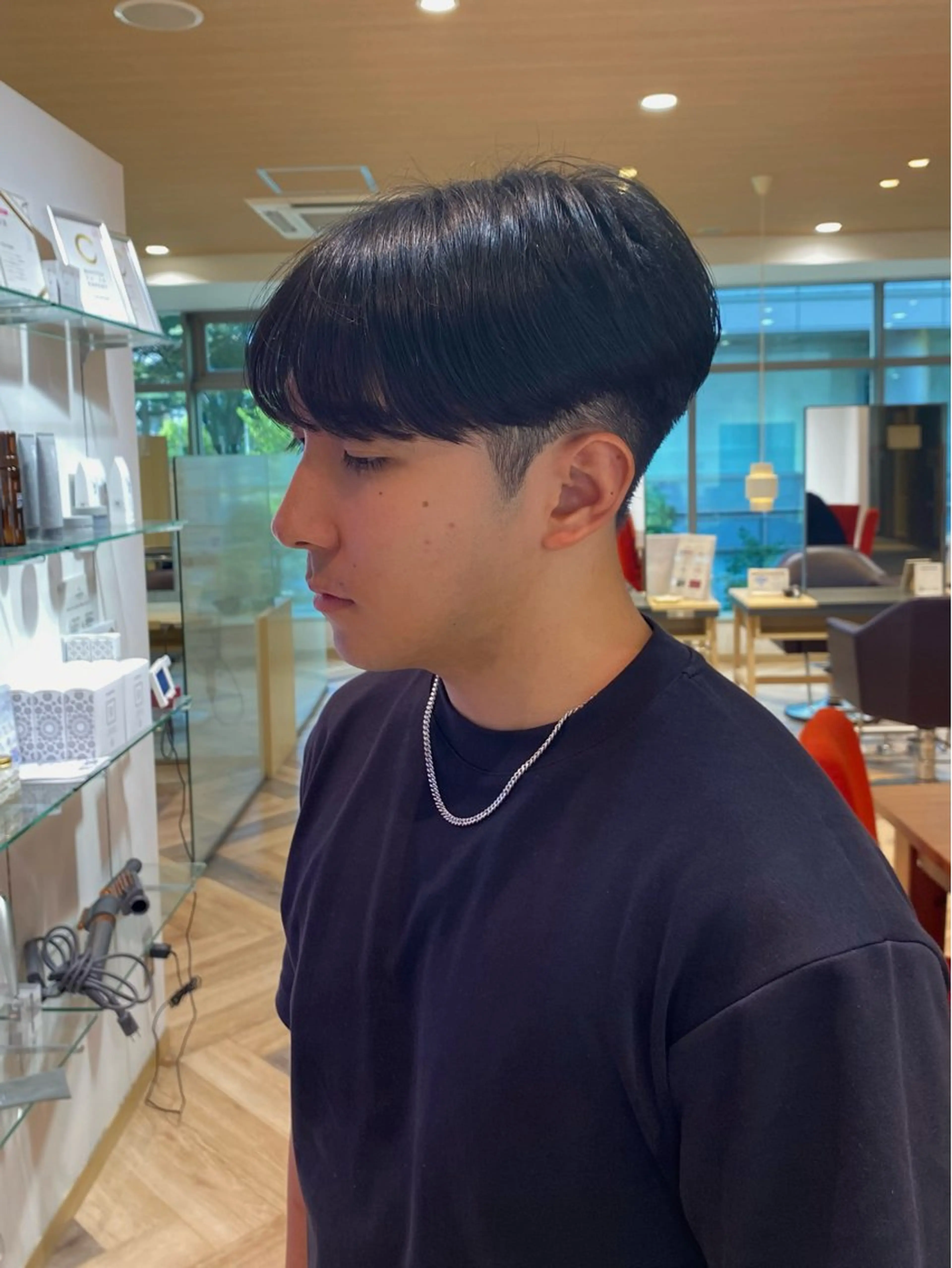 メンズ マッシュ シースルーマッシュ カット Yamada Ami🪐のヘアスタイル