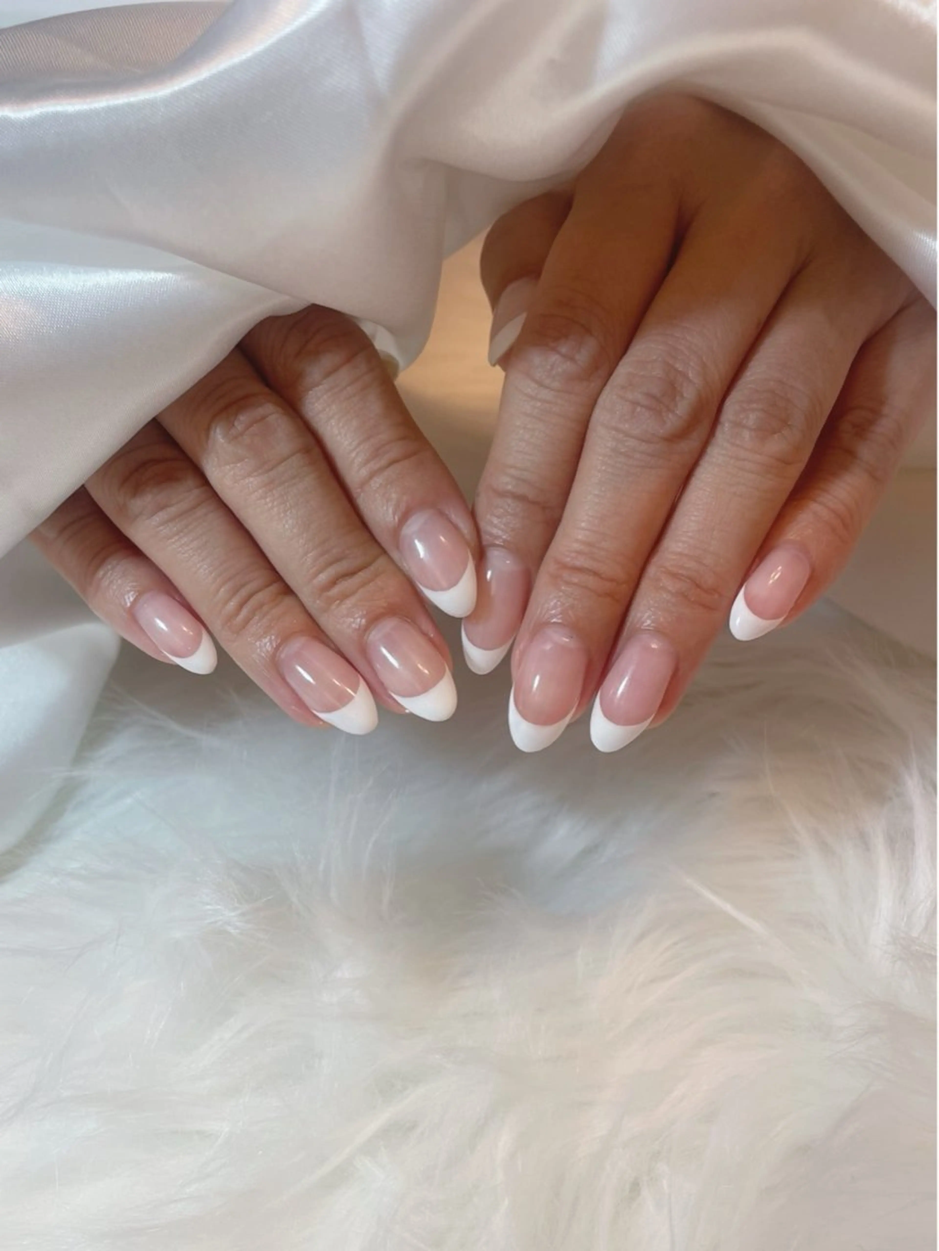 ネイル ブルー フレンチネイル キラキラネイル マグネットネイル シンプルネイル ハンドネイル timtam --sakiのネイルデザイン