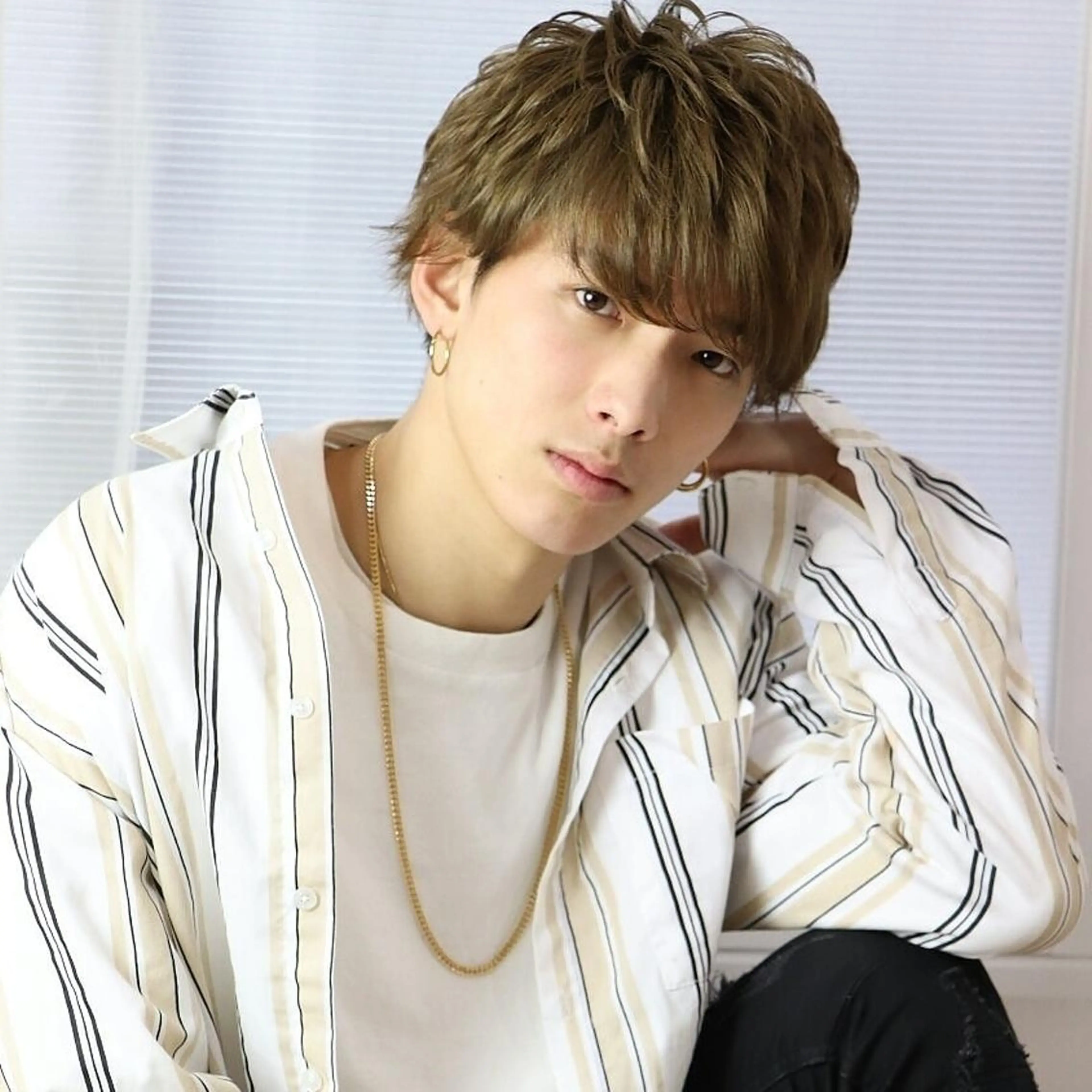 ショート カラー メンズ 川端 智治のヘアスタイル