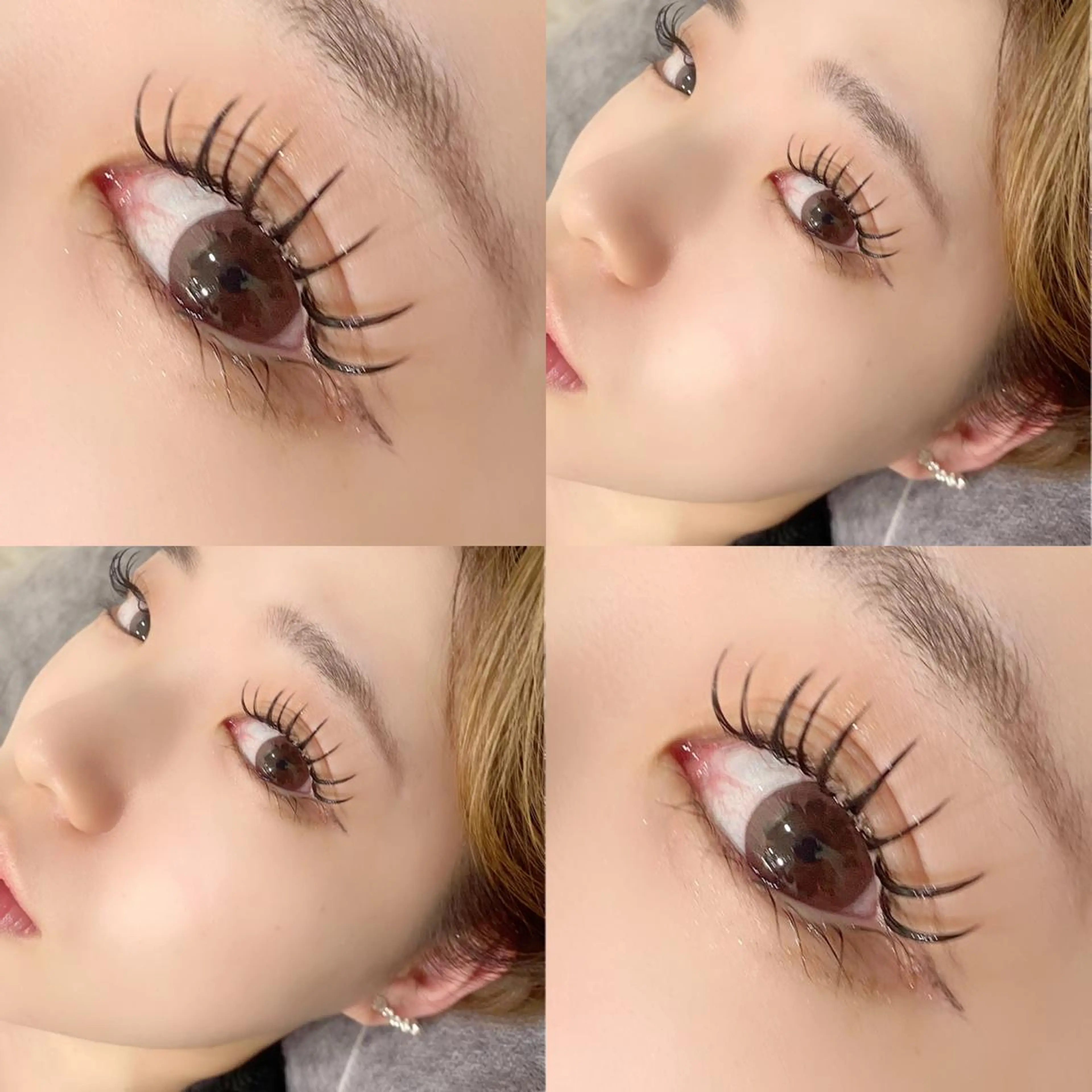 マツエク・マツパ バインドロック 束感まつ毛 Dカール ワンホンマツエク BAMBI所属・BAMBI 🩷KAWAIのマツエク・マツパデザイン