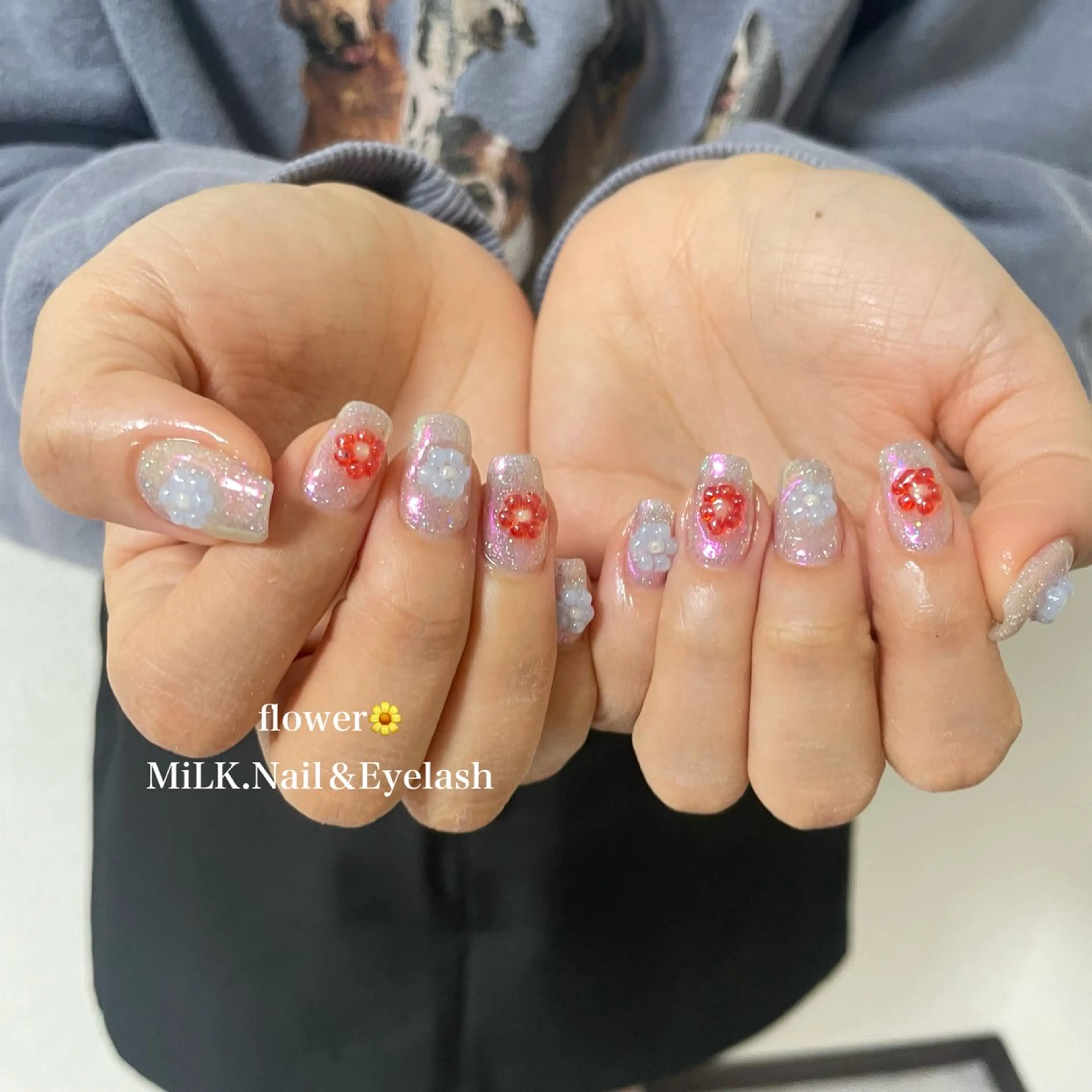 ネイル ハンドネイル MiLK. Nail&Eyelash所属・MiLK. wakaのマツエク・マツパデザイン