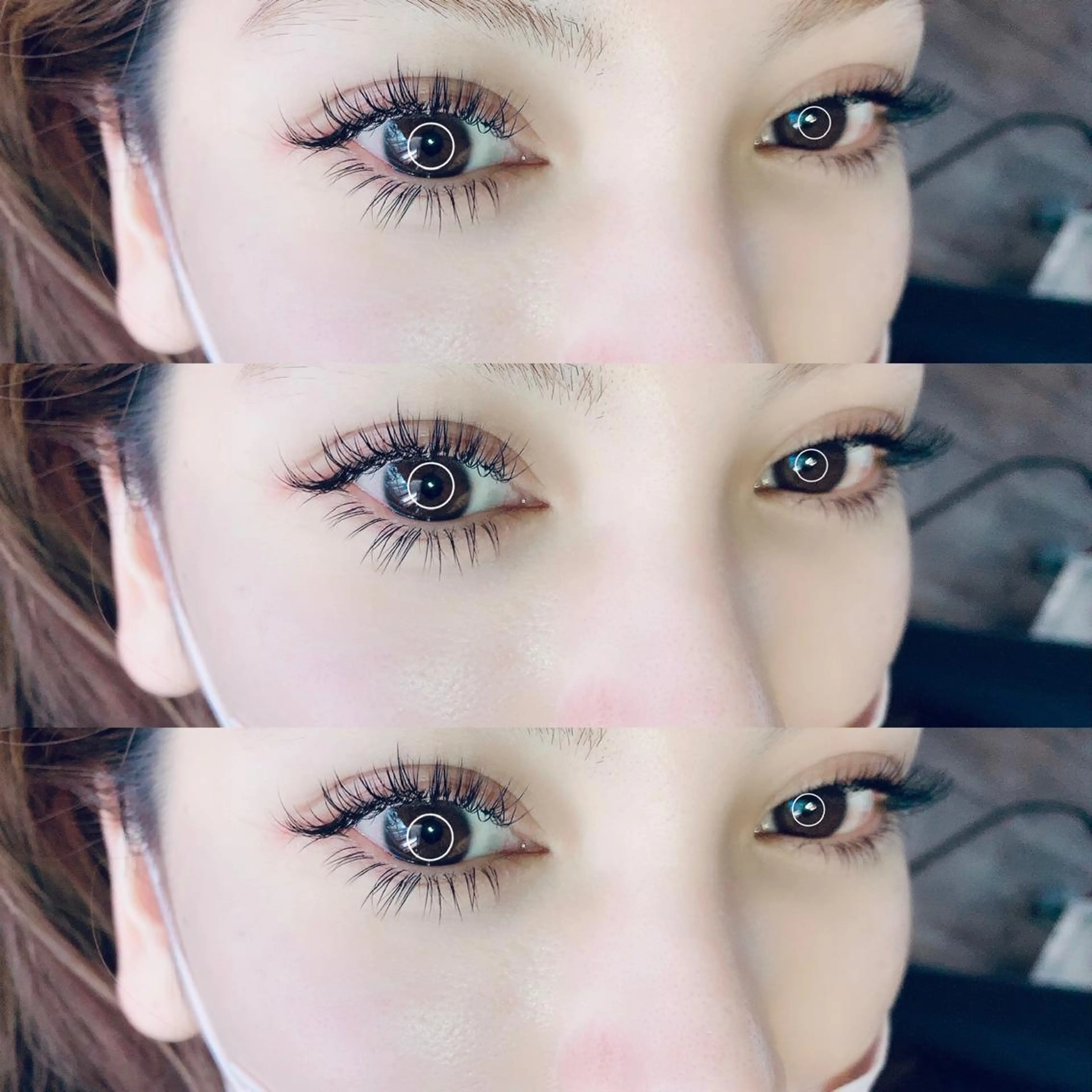 ロング カラー パーマ ヘアアレンジ キッズ ネイル マツエク・マツパ アイブロウ マツエク apopi's所属・真夜中のまつ毛 APOPI'Sのマツエク・マツパデザイン