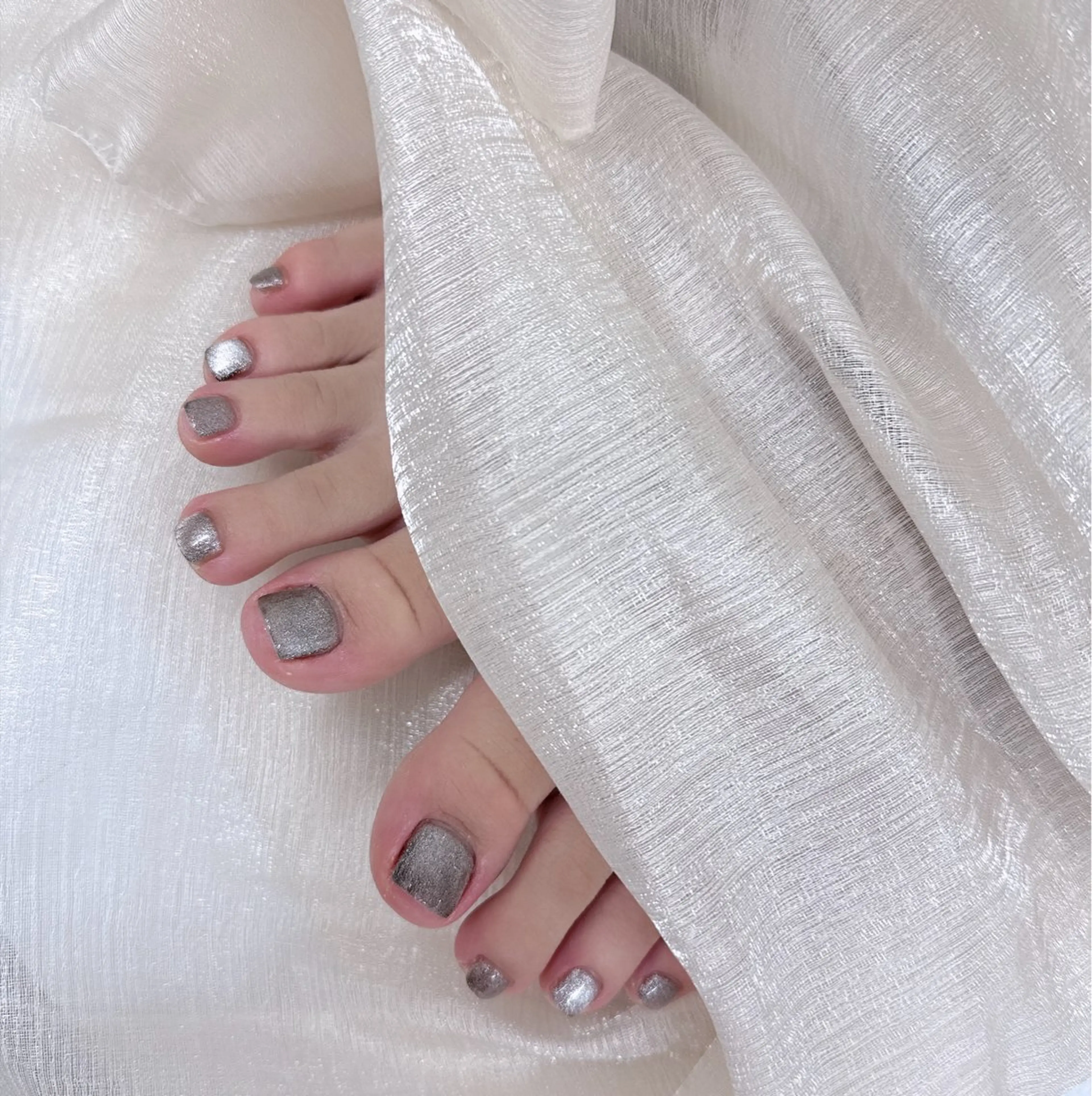 ネイル フットネイル マグネットネイル DUO MI所属・陳 rinaのネイルデザイン