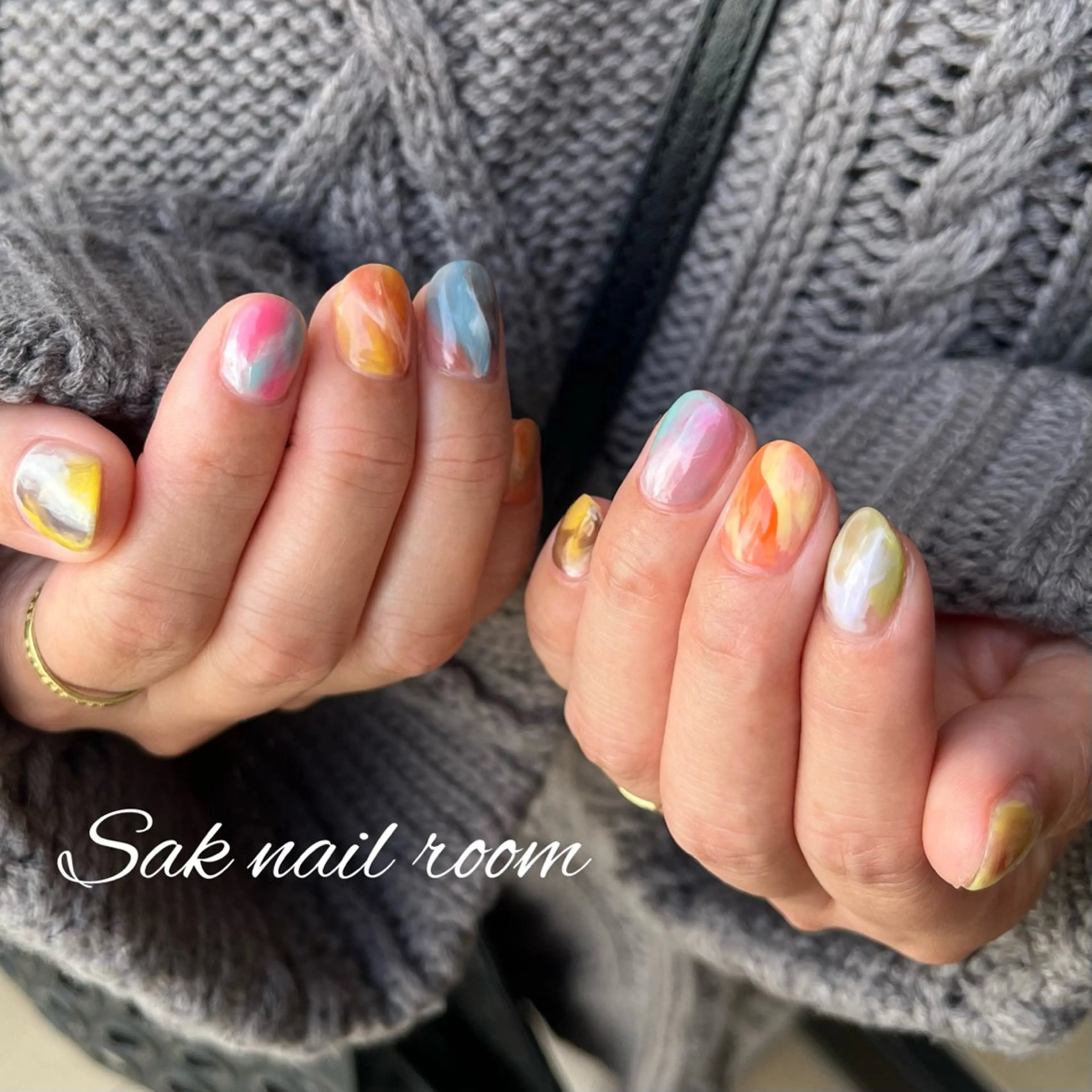 ネイル 持ち込み Sak nailroomのネイルデザイン