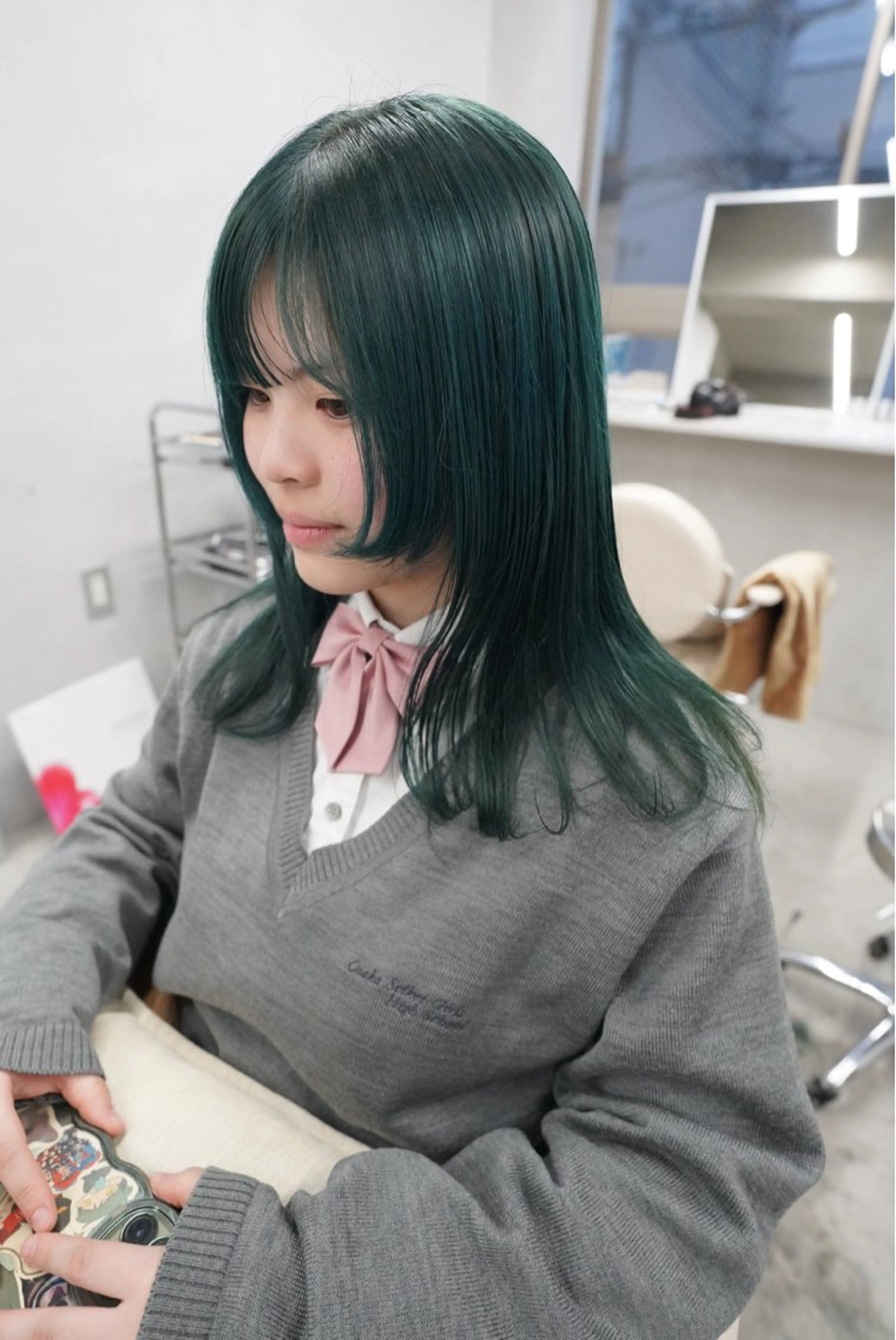 ロング カラー 原田 朱里のヘアスタイル