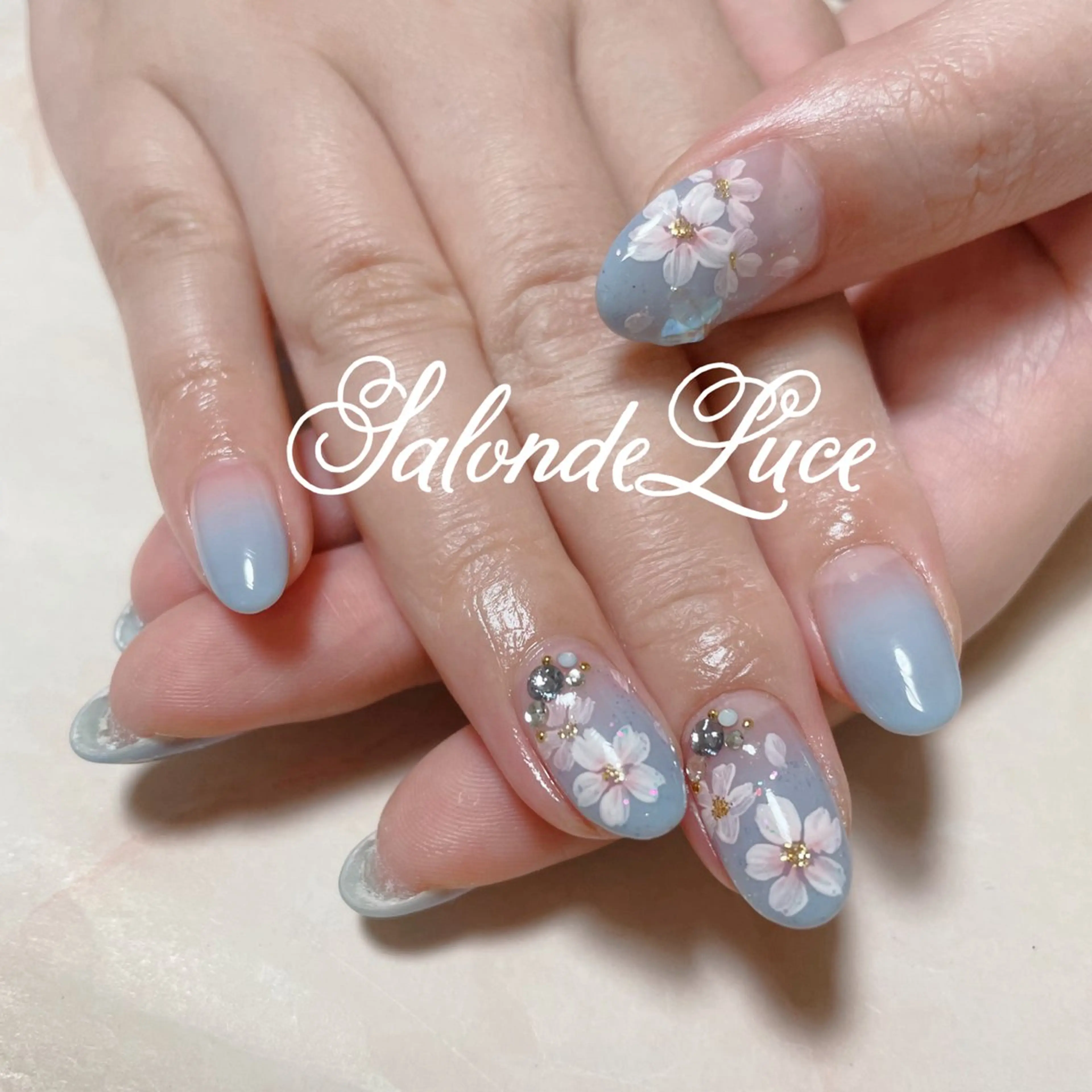 ネイル 桜ネイル 春ネイル Salon de Luceのネイルデザイン