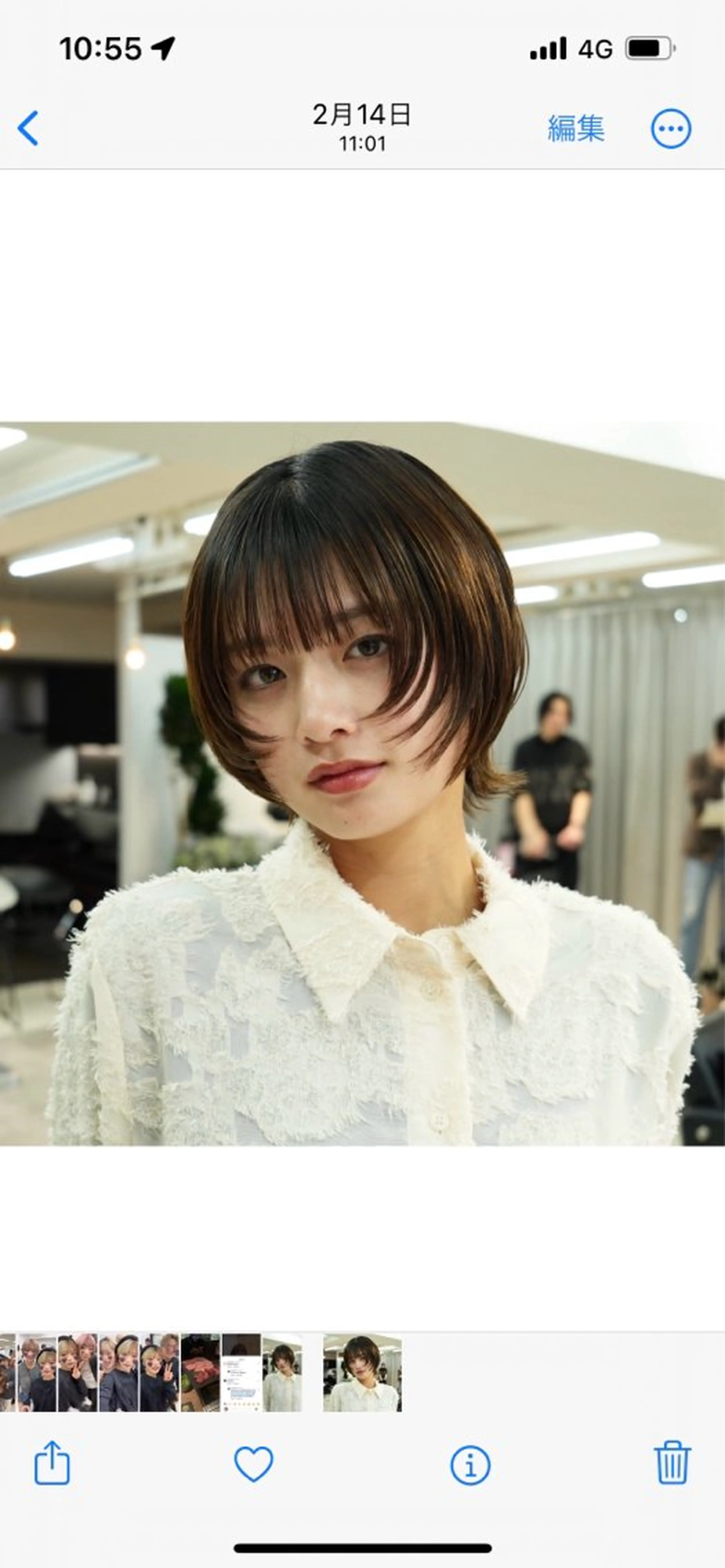 ショート ハイトーンカラー/ さらさのヘアスタイル