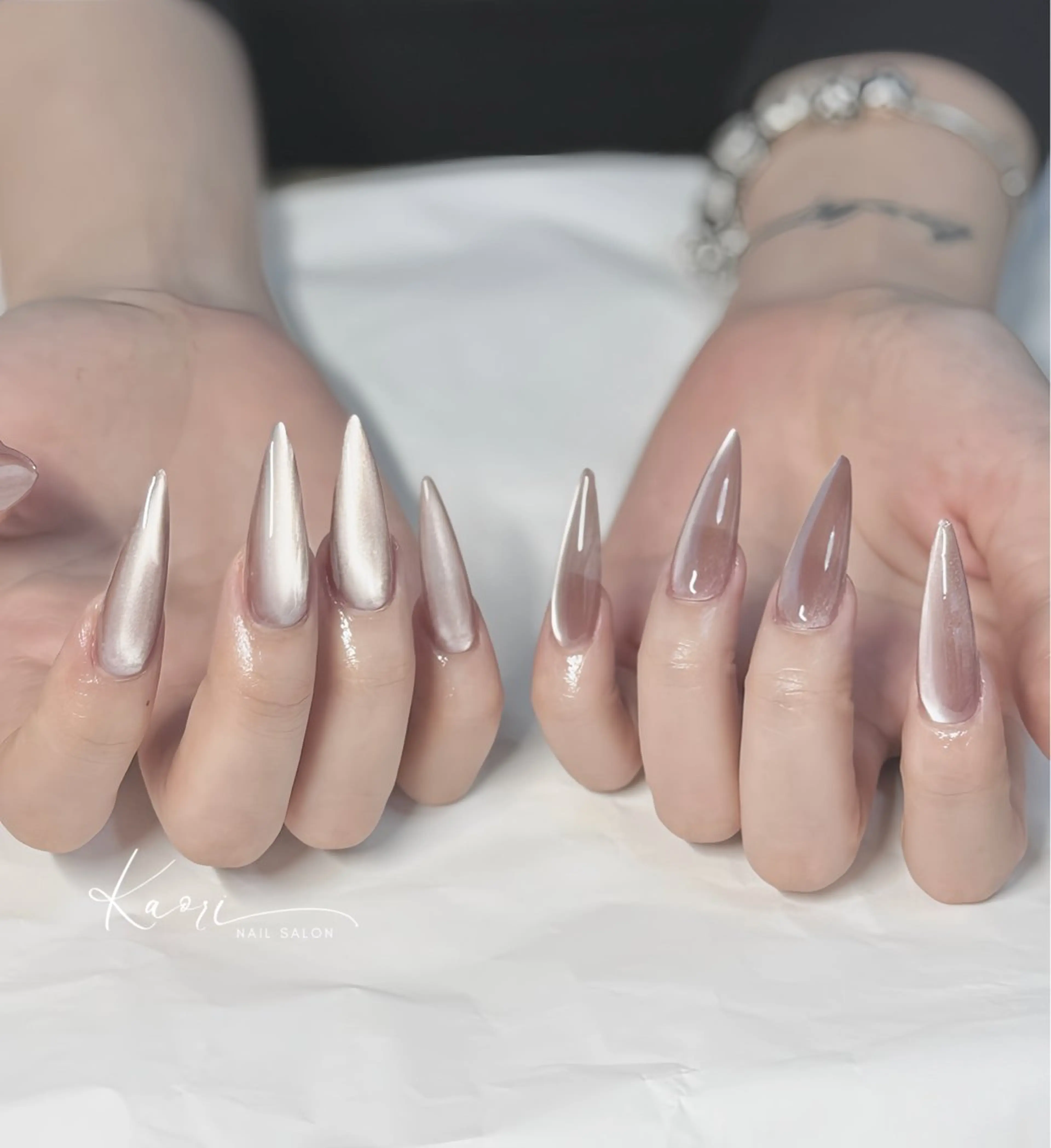 ネイル ワンホンネイル ハンドネイル かおり 奏のネイルデザイン