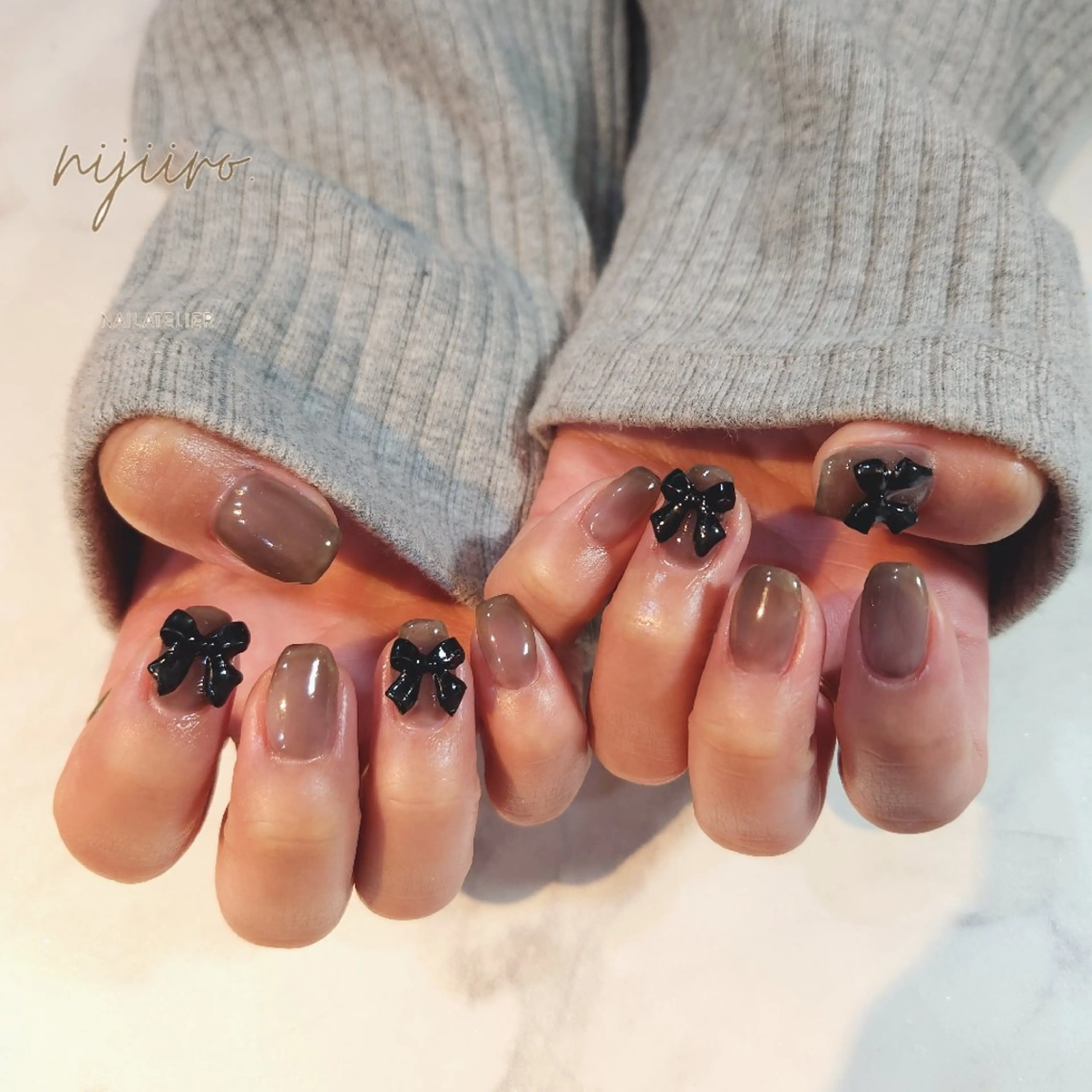 ネイル ハンドネイル nailatelier nijiiro.所属・nijiiro🌈 サトウのネイルデザイン