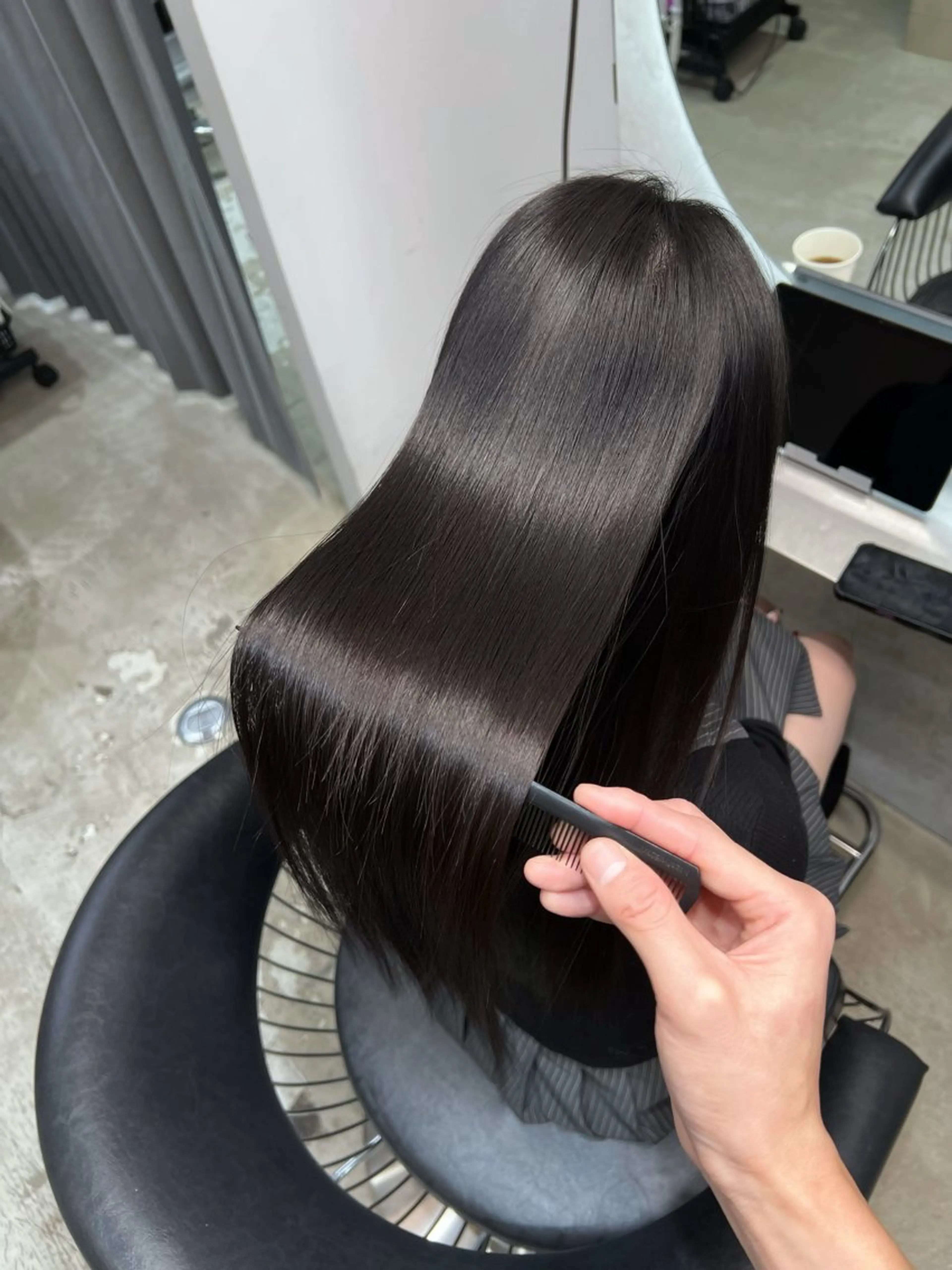 ロング カラー カット ヘアカラー トリートメント etora 渋谷所属・ワンホンヘア🇨🇳 髪質改善/itaruのヘアスタイル