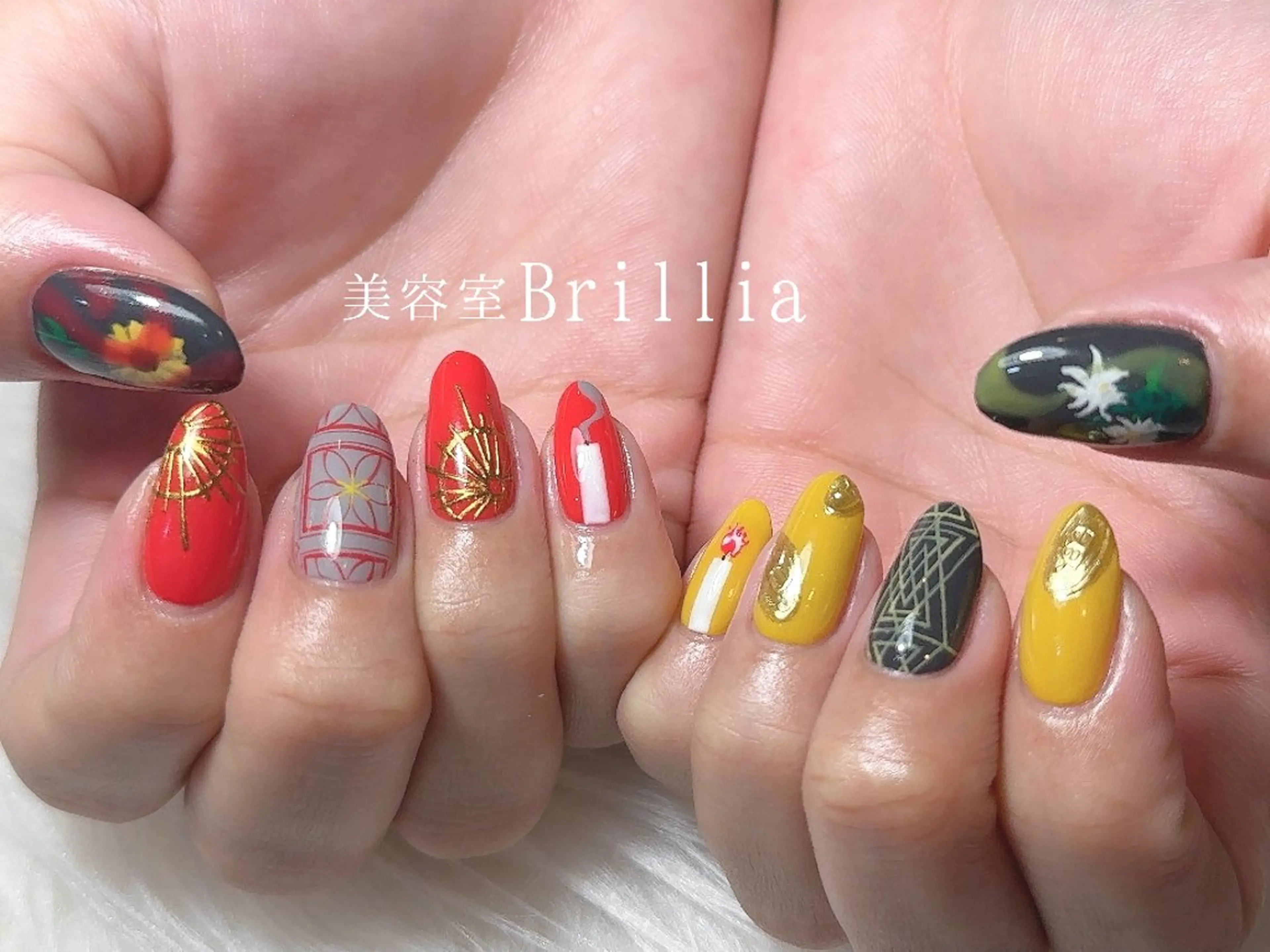 ネイル ハンドネイル 柴田 彩のネイルデザイン