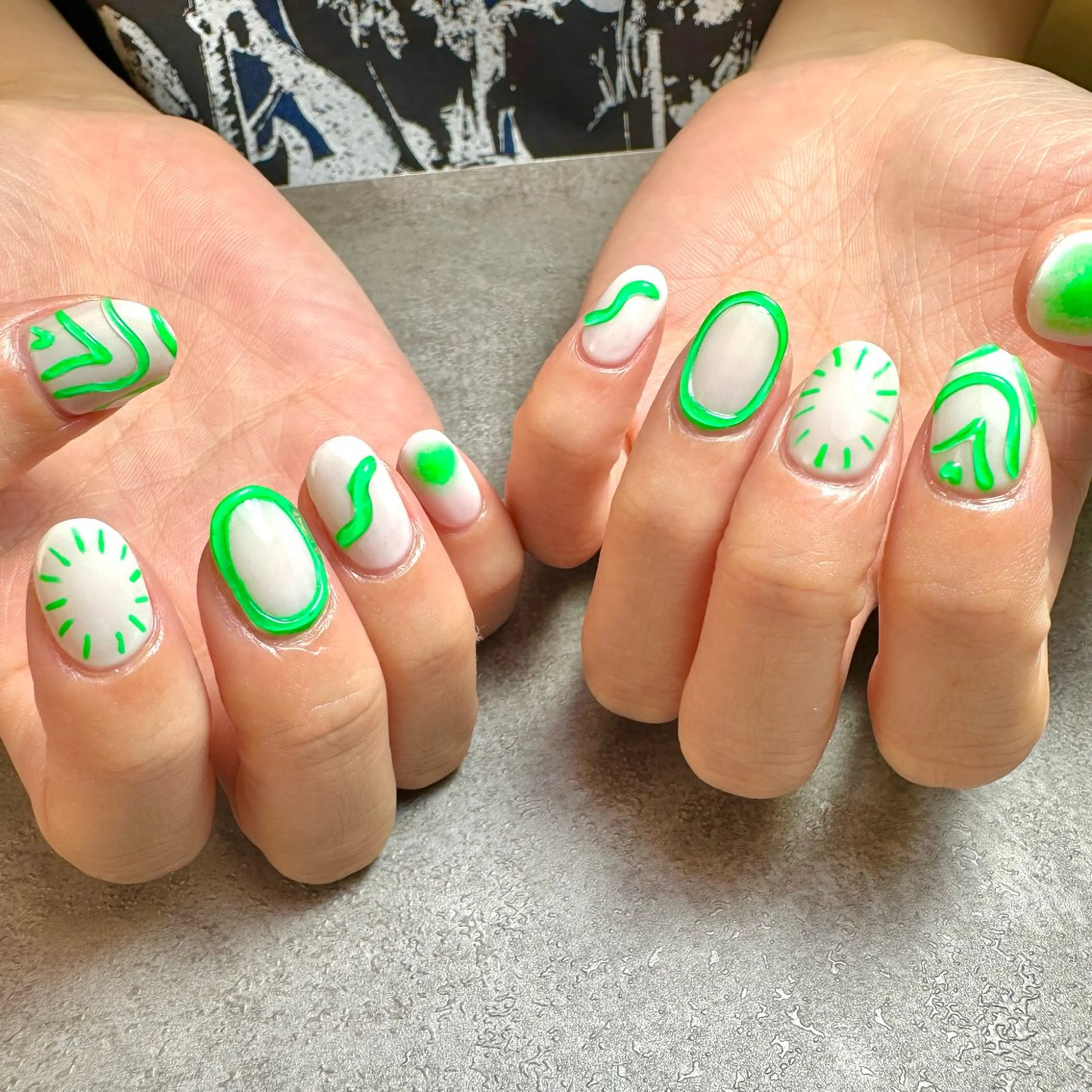 ネイル ハンドネイル フットネイル GéRanium Harukaのネイルデザイン