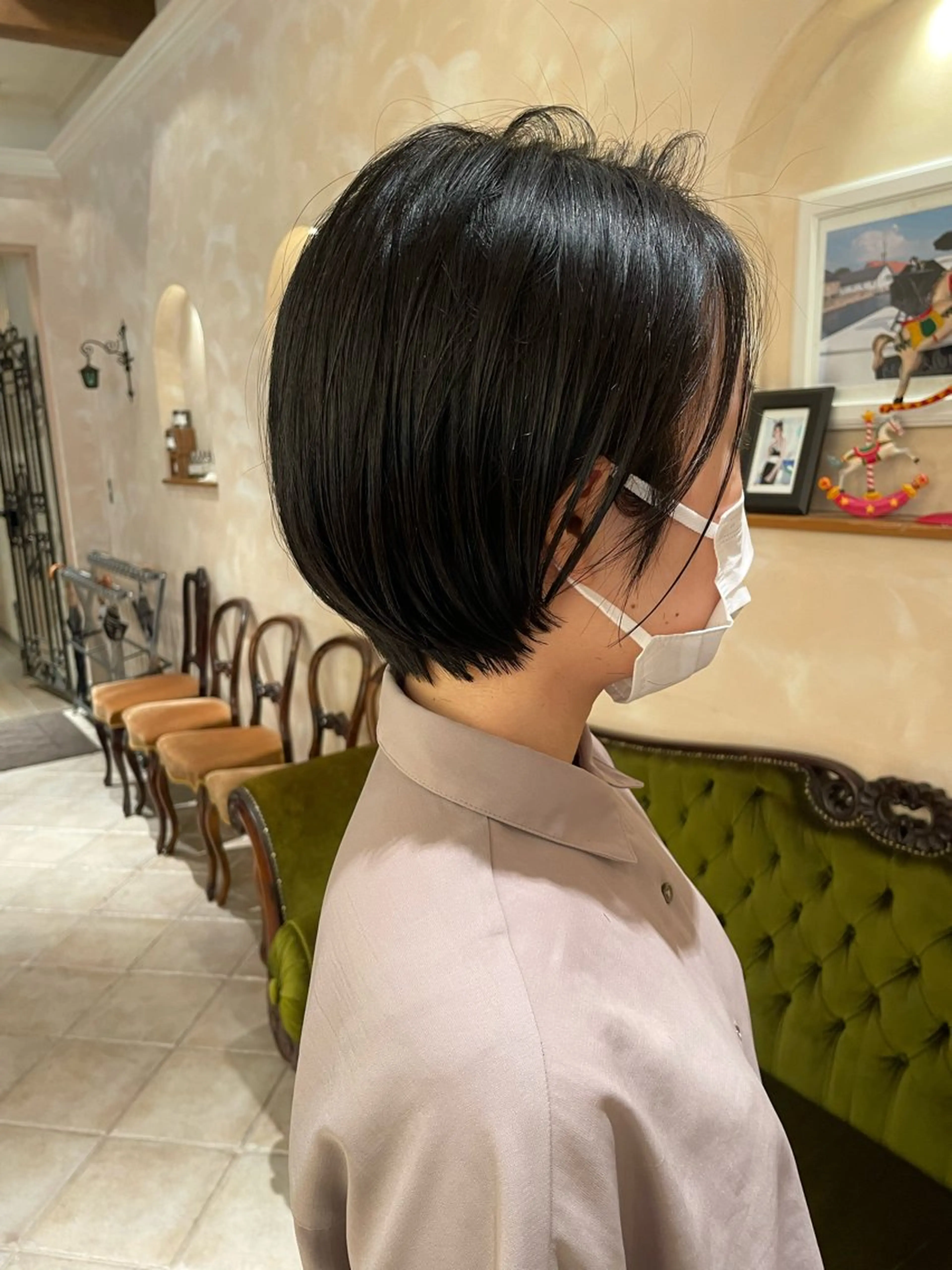 ショート ショートボブ ボブ ショートヘア ボブ ホノカのヘアスタイル