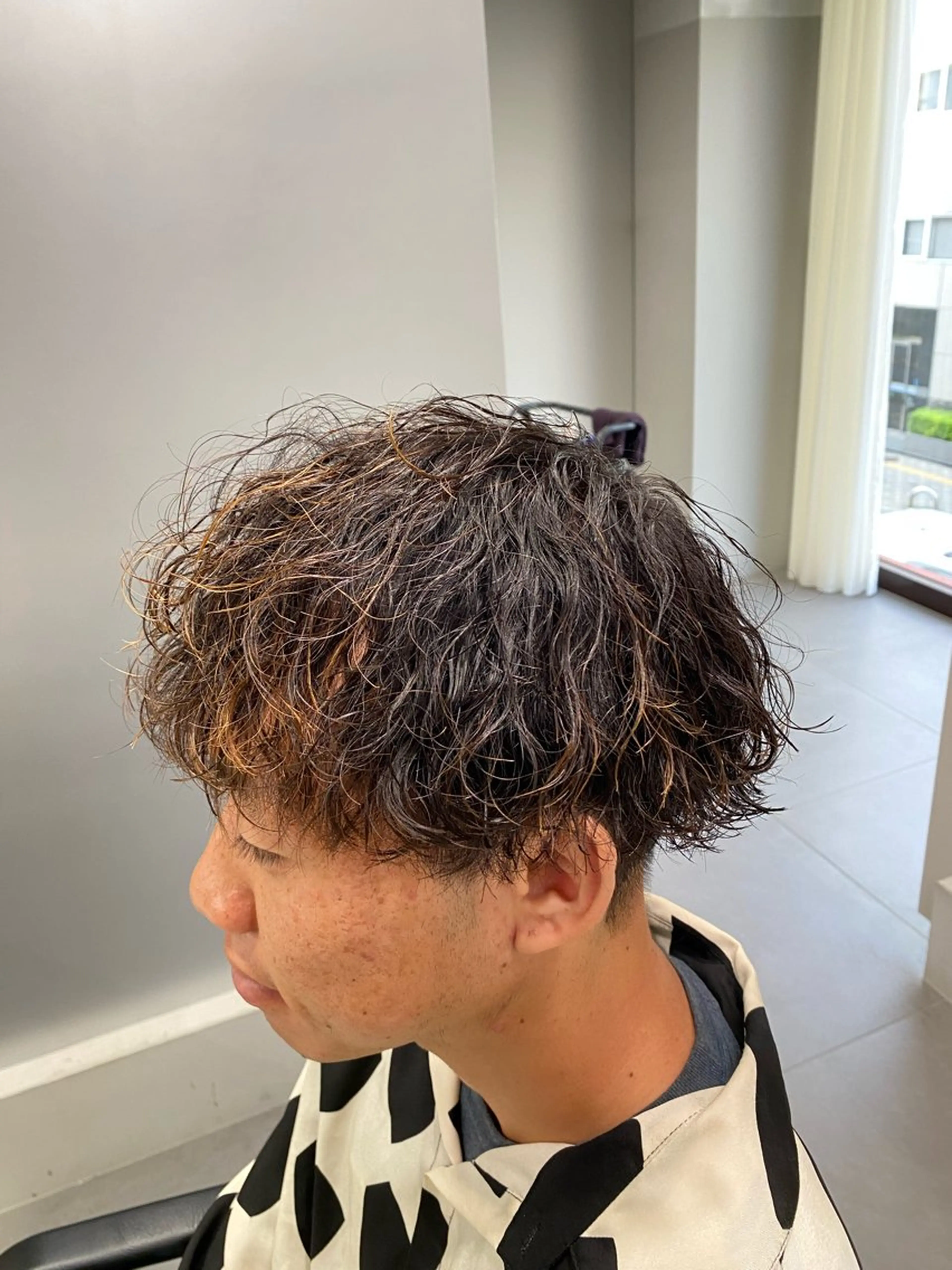 パーマ メンズ カット ヘアカラー パーマ ヘアセット 立川メンズパーマ職人 小泉文人のヘアスタイル