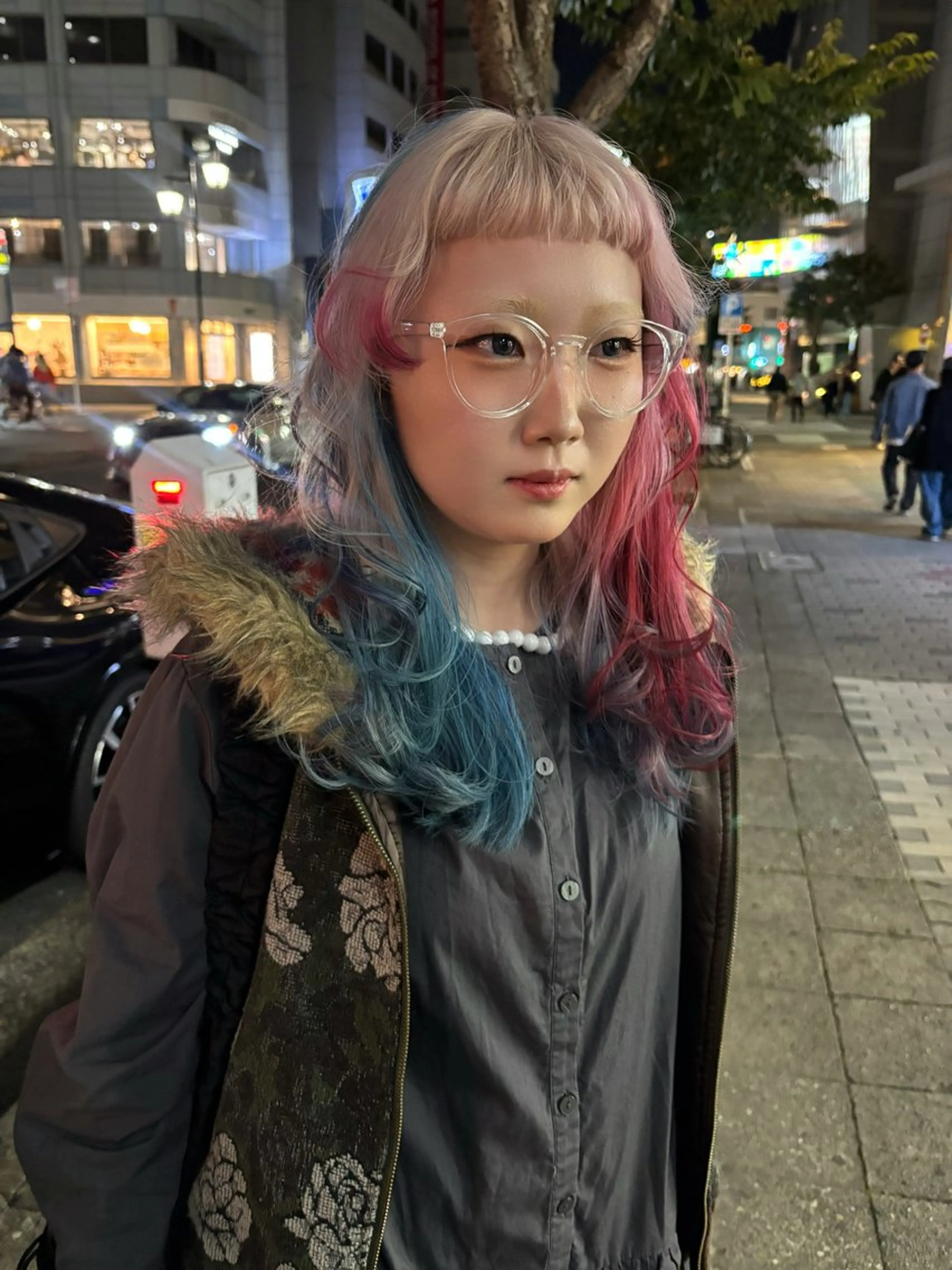 セミロング ヘアカラー sea's所属・ヒラカホ/矢場町/ ブリーチ/似合わせのヘアスタイル