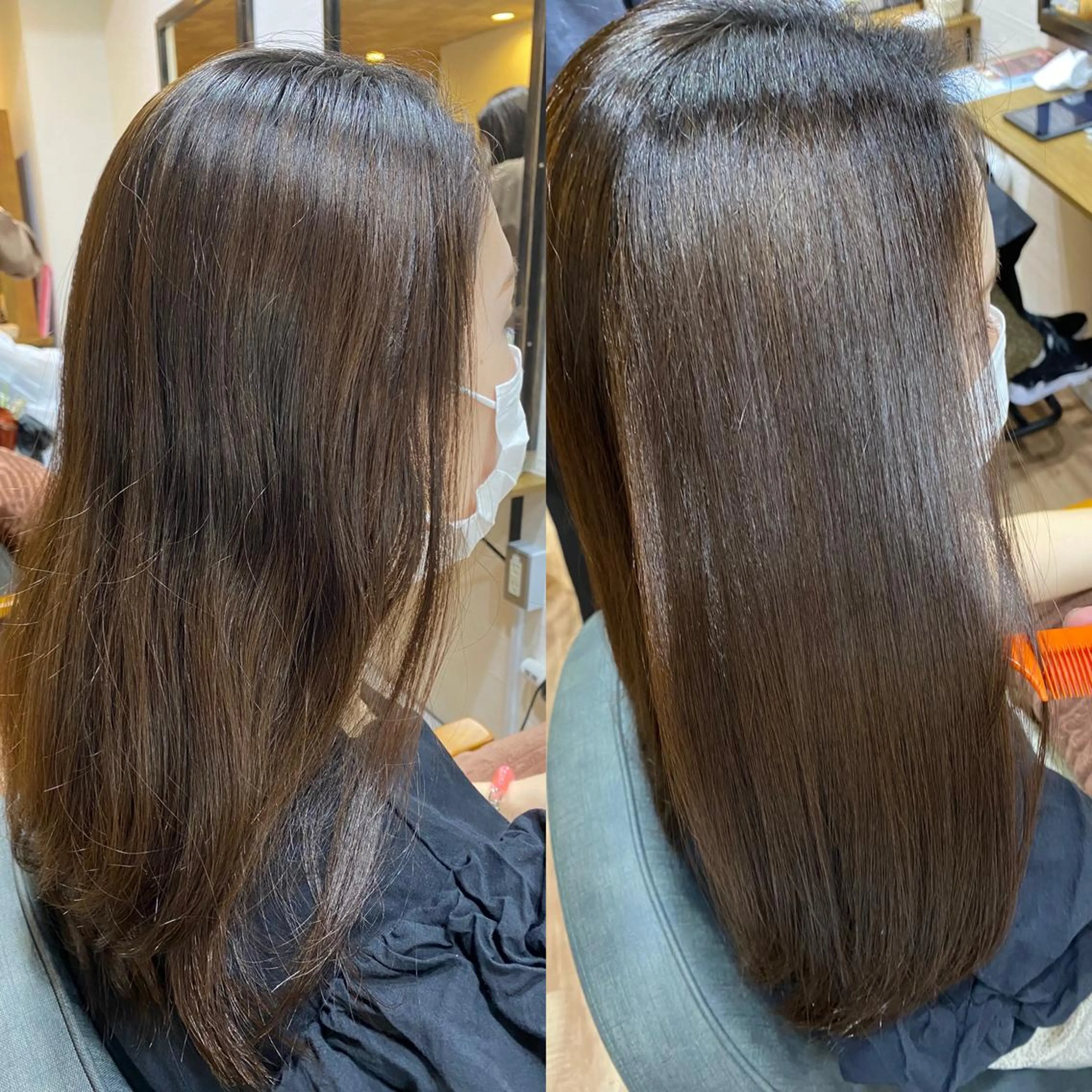 セミロング 髪質改善 野呂 隼人のヘアスタイル