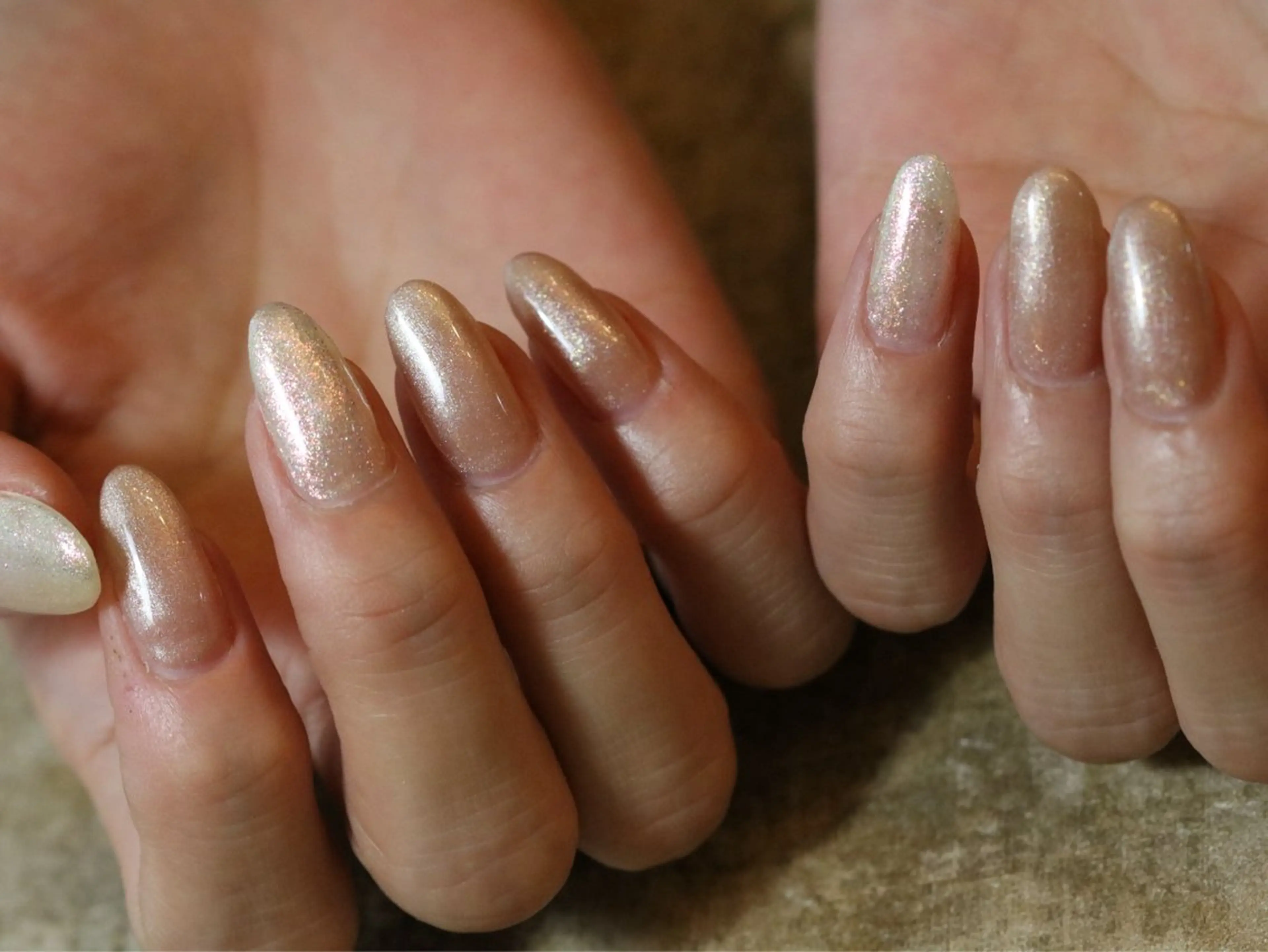 ネイル ラメ(グリッター) ハンドネイル Strho.所属・nall salon Strho./大正区のネイルデザイン