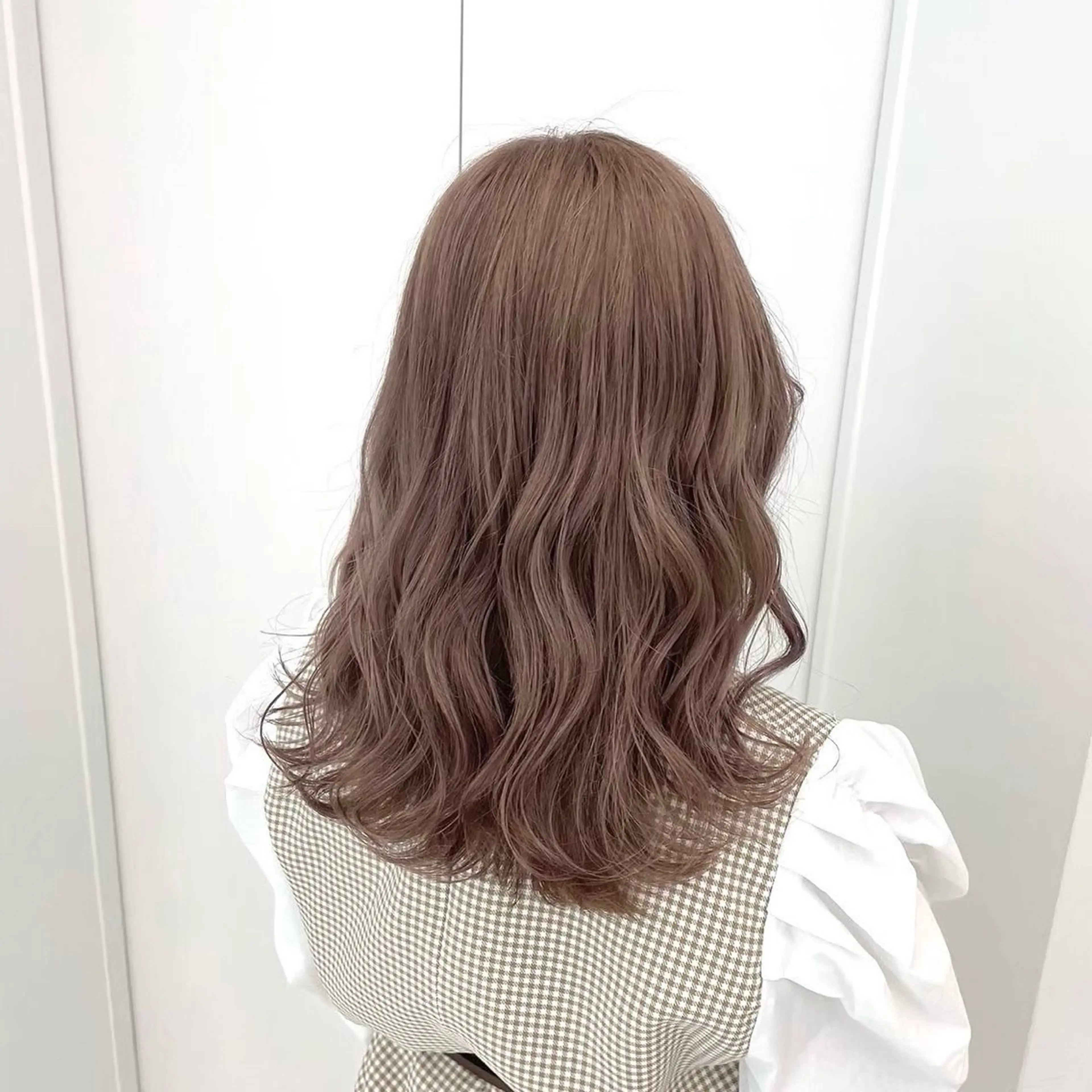 セミロング カラー 大人っぽベージュ🤍 当日予約◎ヒロトのヘアスタイル