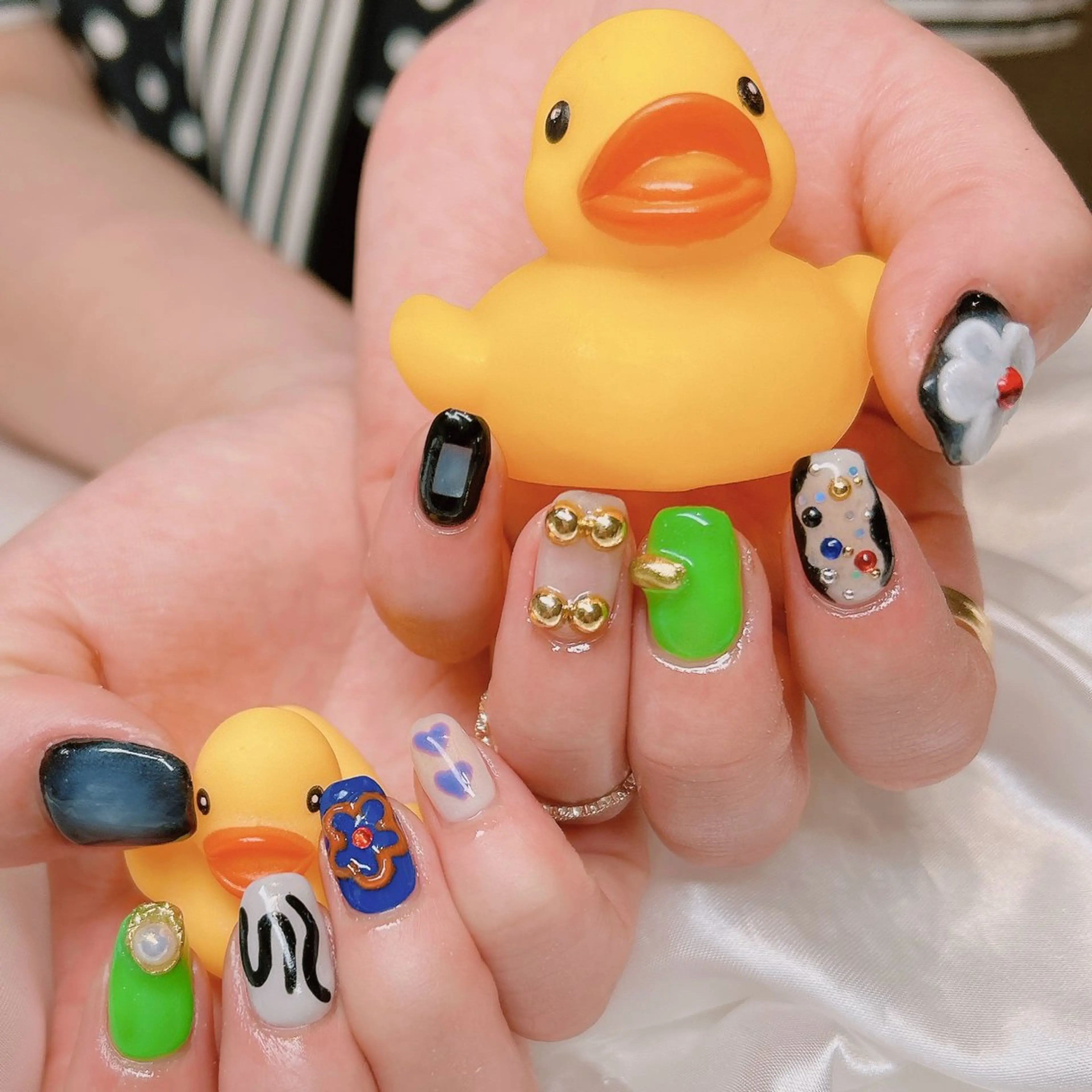 ネイル ハンドネイル junna のぞいてねのネイルデザイン