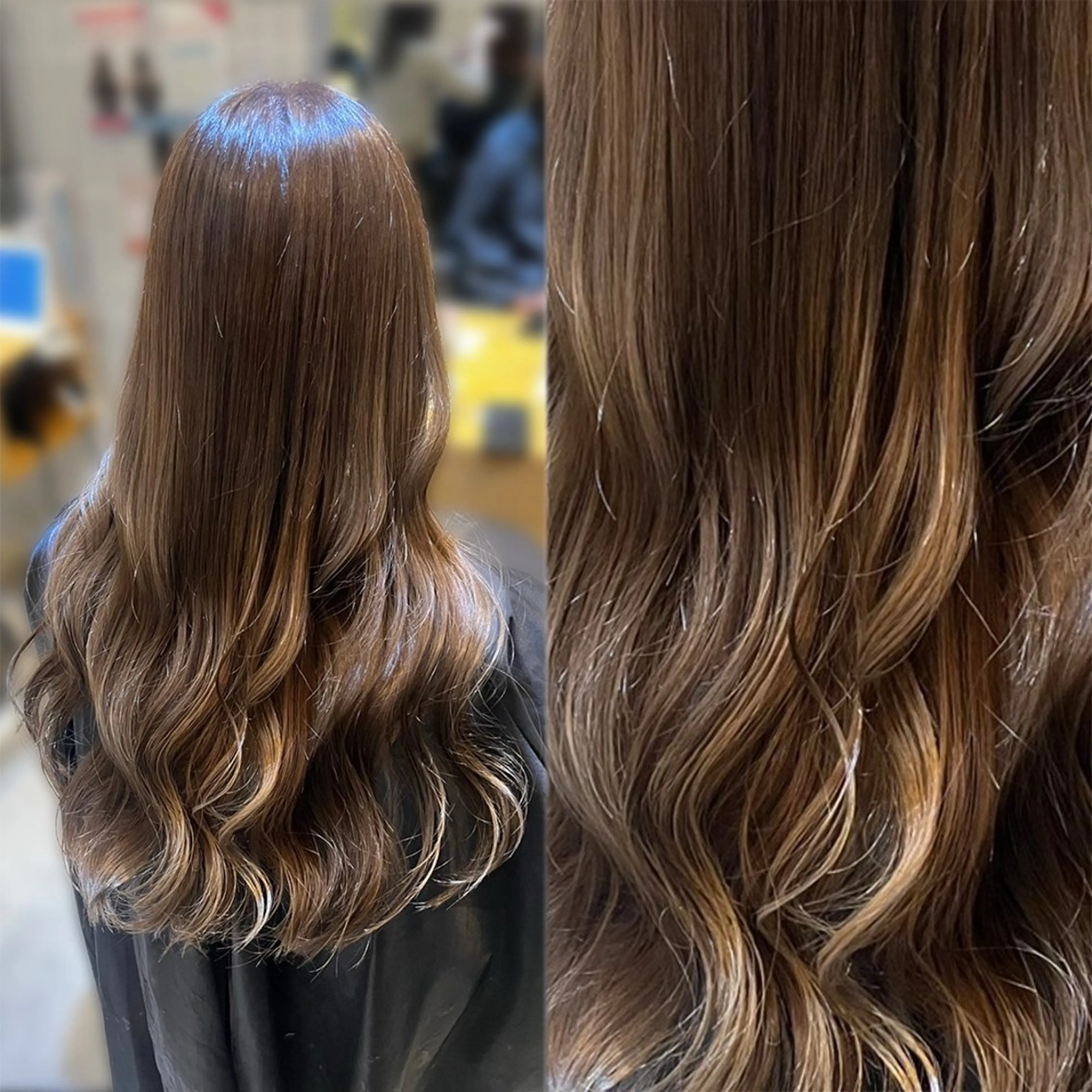 ロング カラー アッシュ ベージュカラー ブリーチ ケアカラー 透明感カラー ヘアカラー トリートメント ラフィスヘアードープ所属・👑髪質改善wカラー /ハイトーン/アユカのヘアスタイル