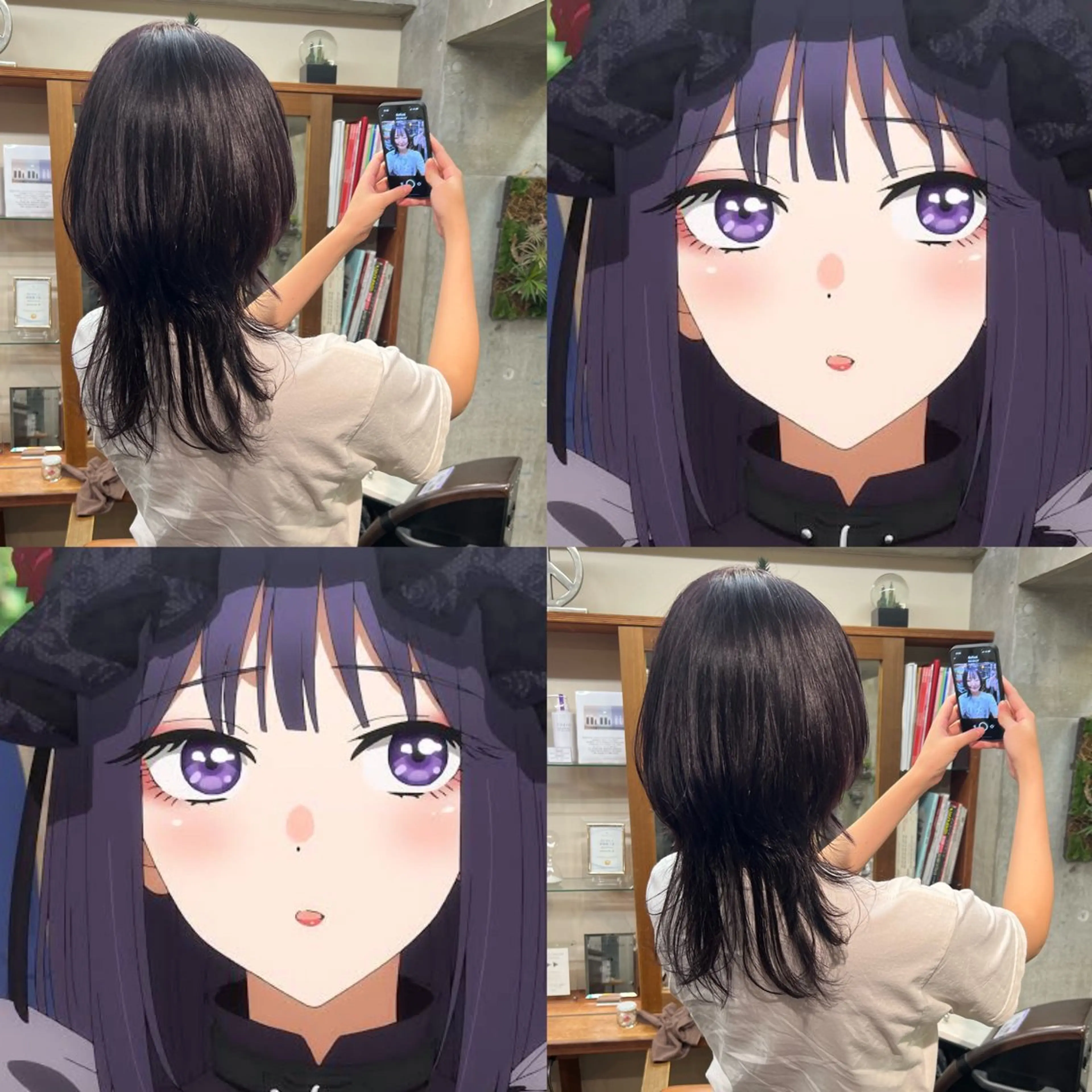 ミディアム 土田かほ/本日🈳 透明感カラー🍃のヘアスタイル