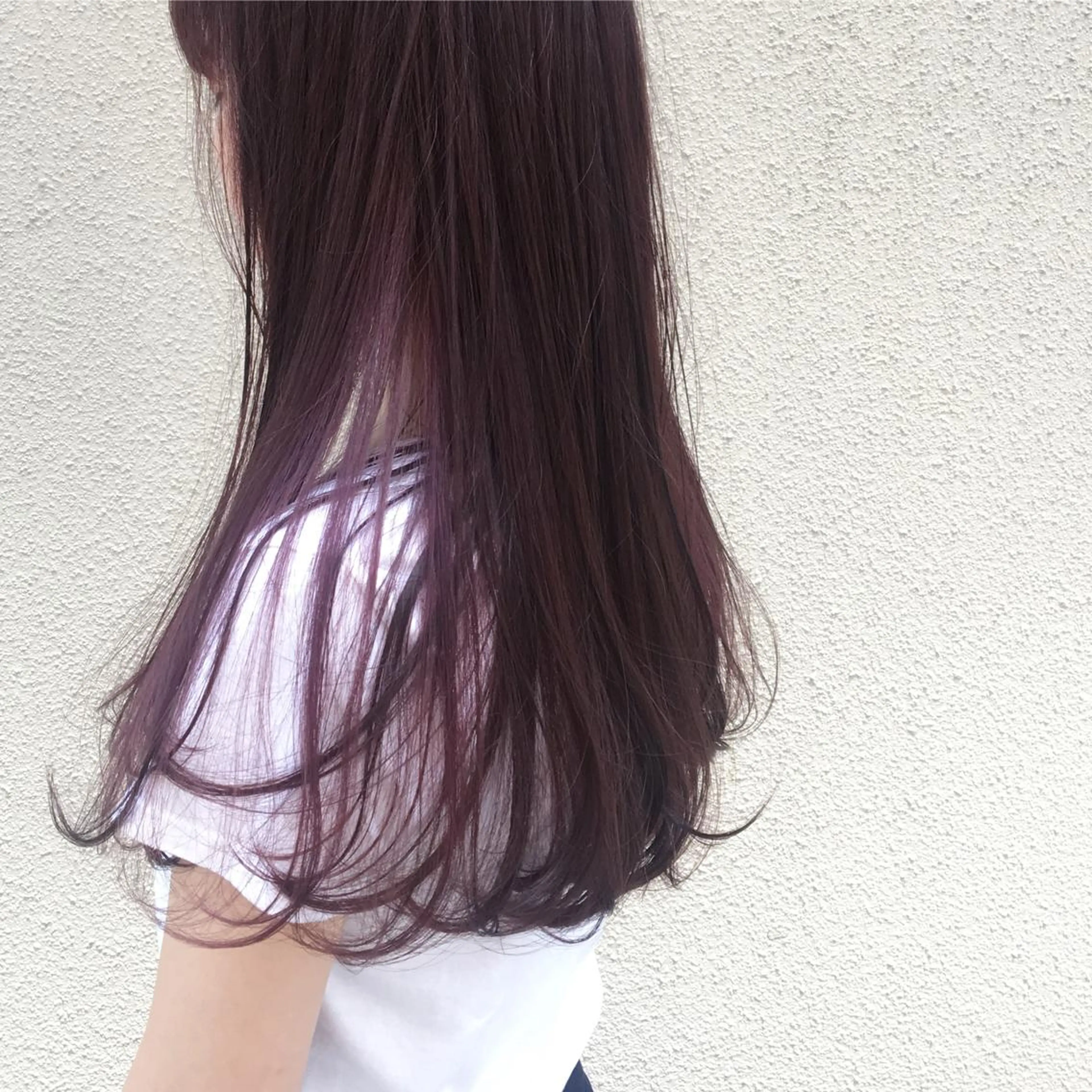 ロング カラー インナーカラー ピンクカラー バイオレットカラー hairsalon Athle所属・Teramura Kaoriのヘアスタイル