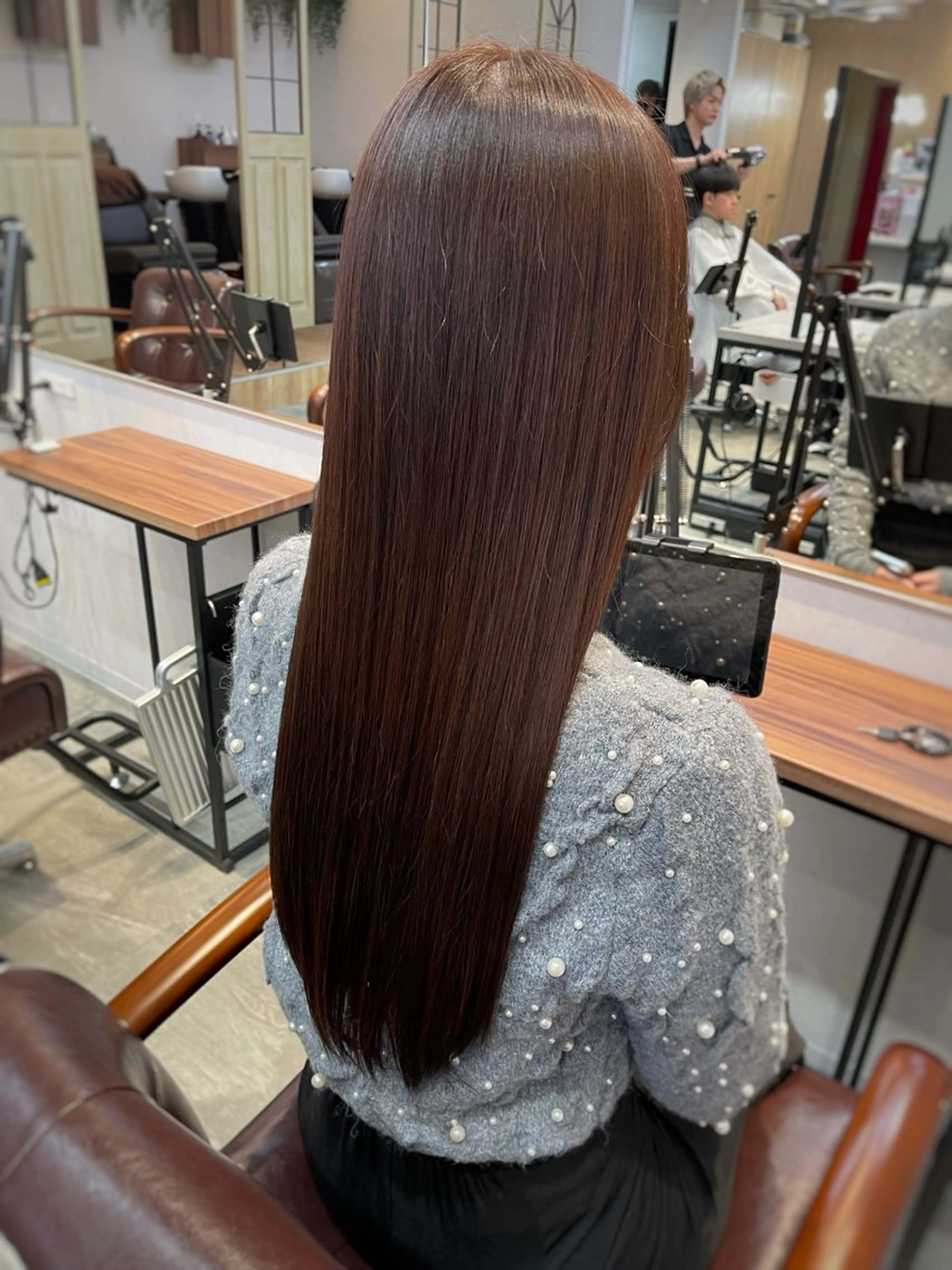 ロング カラー 🦋🫧艶髪縮毛矯正 🫧🦋なおのヘアスタイル