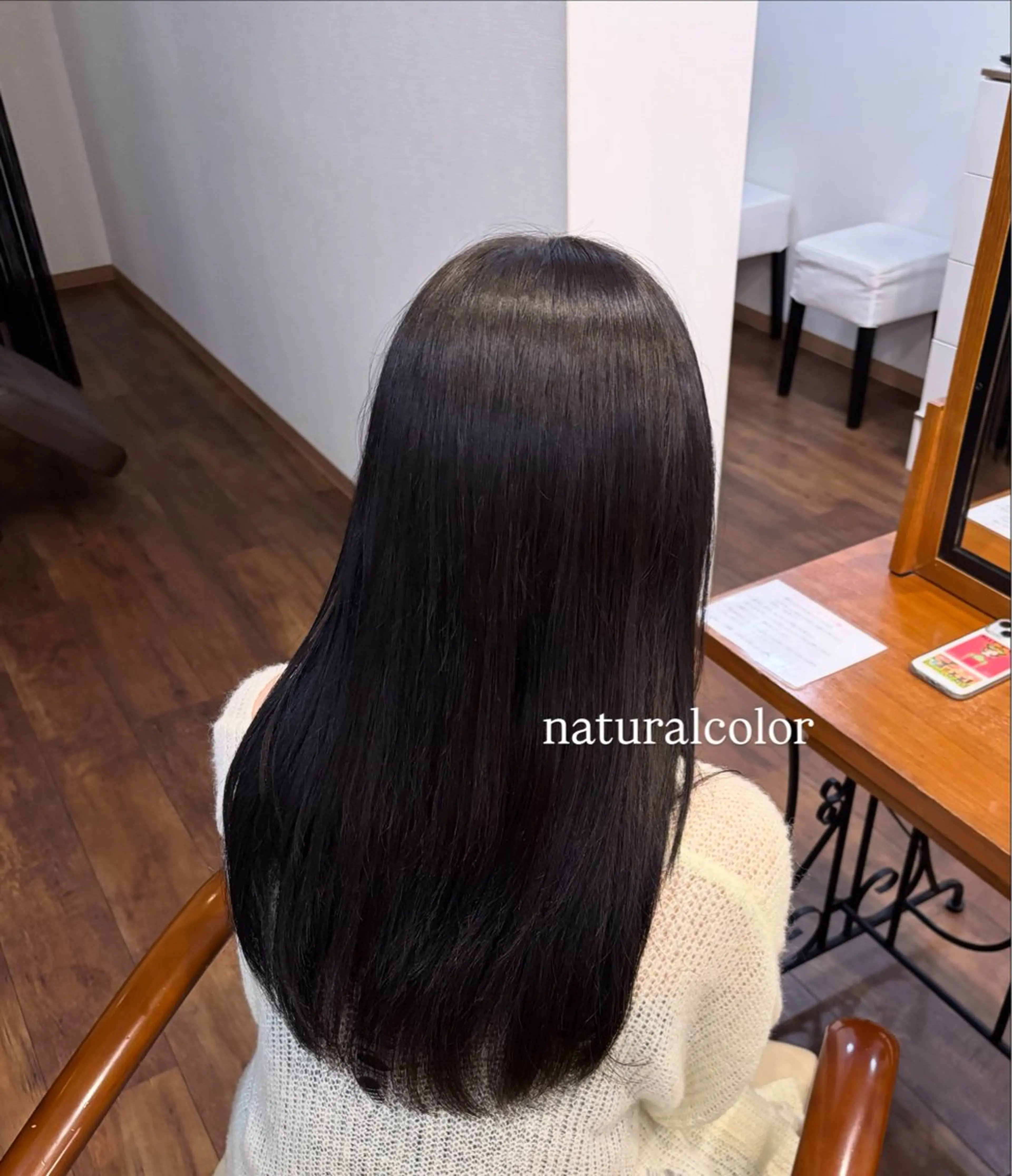 (水、金限定)ワンカラー＋超音波アイロン【ロング料金あり】《15:00​〜​16:30はリクエストのみ受付中》⚠️12月×の写真