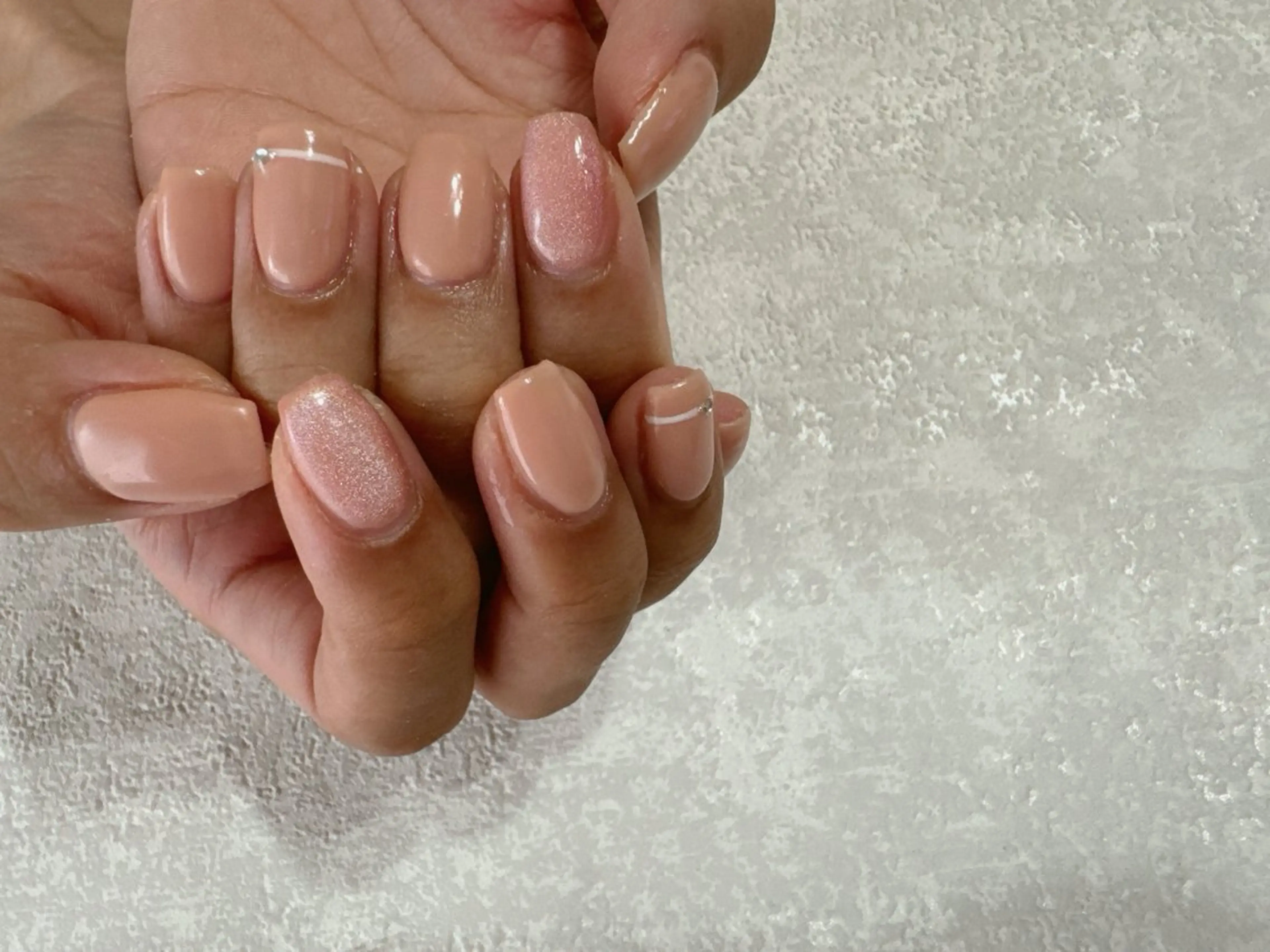 ネイル ジェルネイル マグネットネイル メンズネイル パラジェル シンプルネイル kikinail 溝の口のネイルデザイン