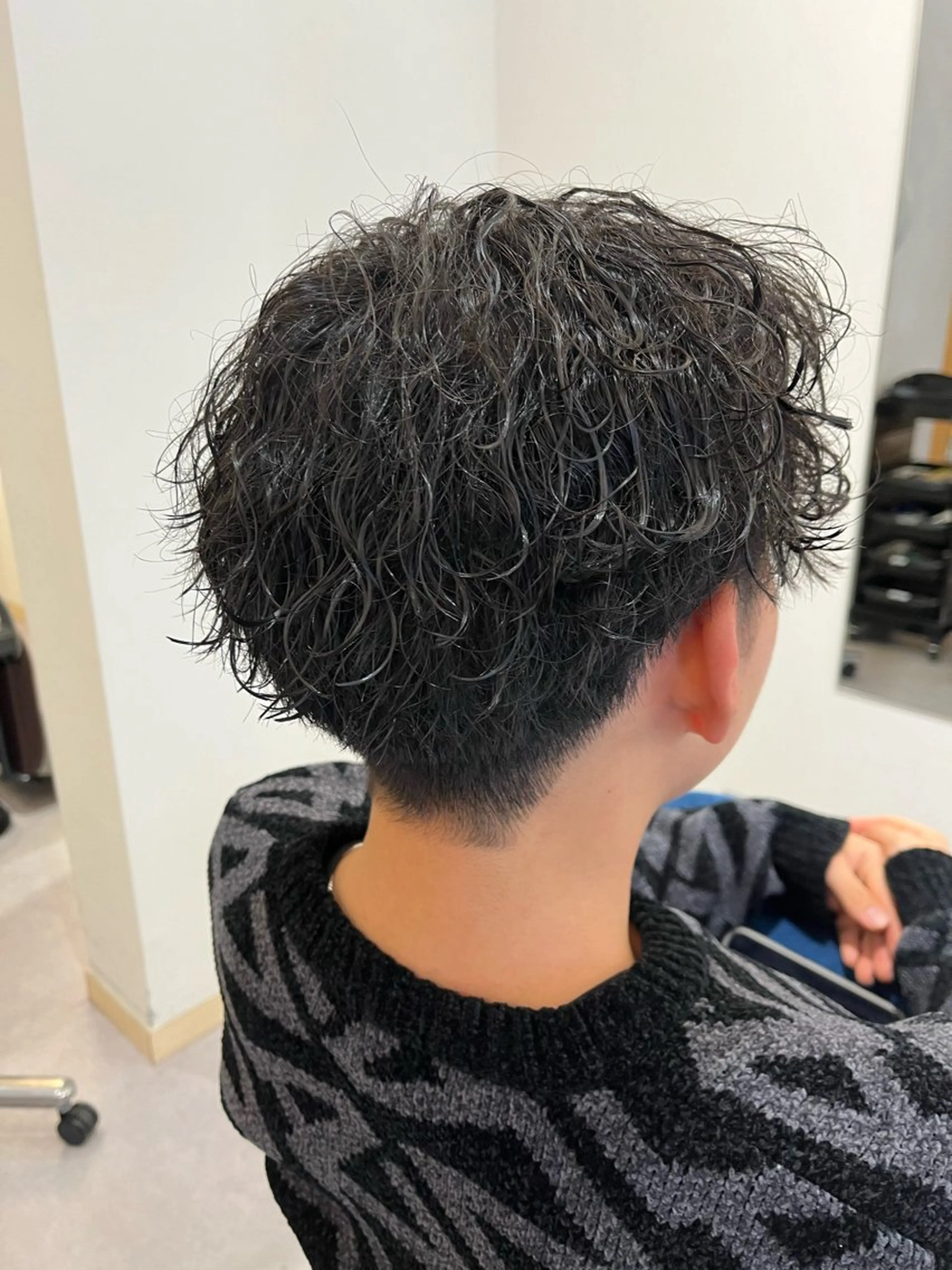 ショート パーマ カット パーマ 古谷 雄汰808naluのヘアスタイル