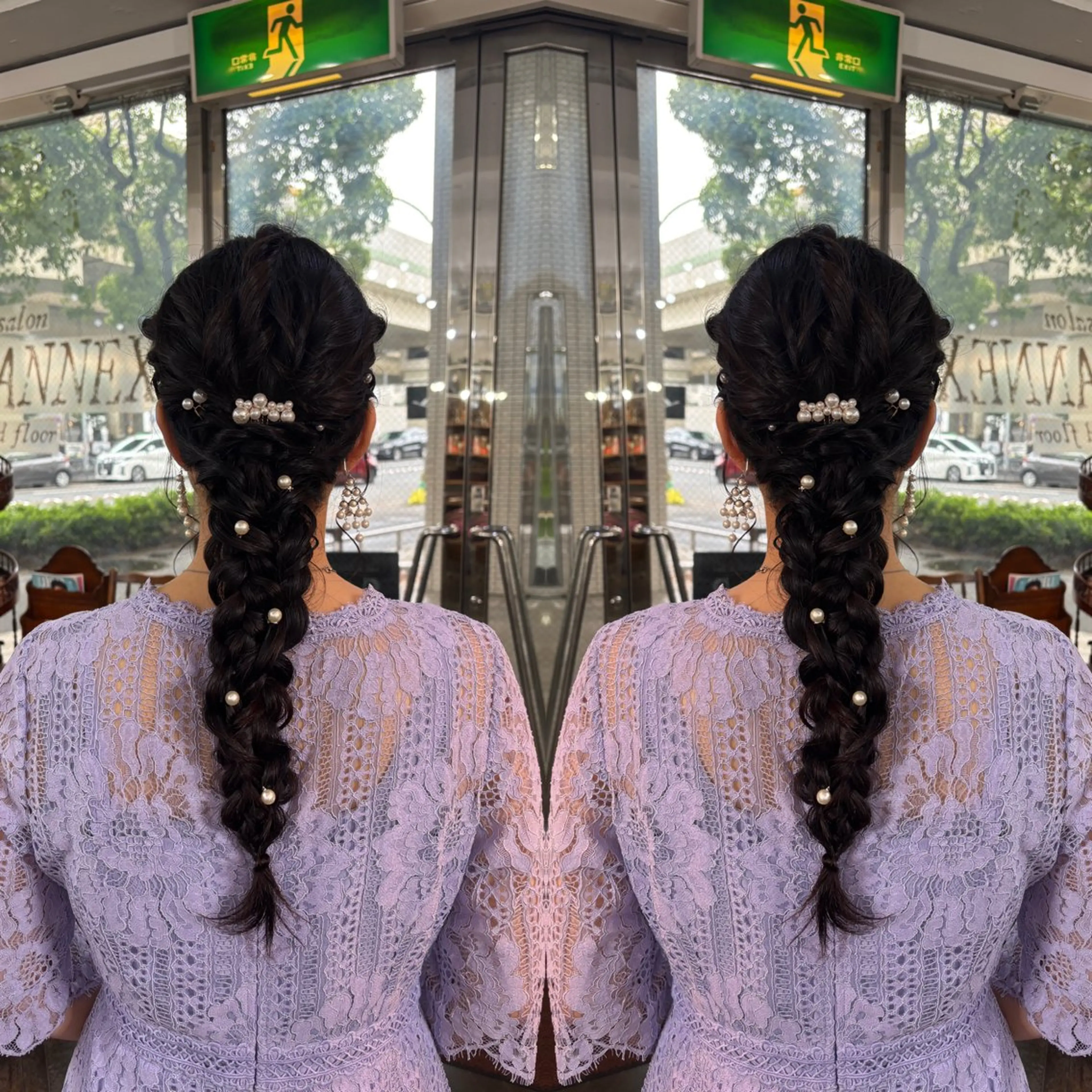 ロング ヘアアレンジ ☻モエカ/ハイトーン アレンジ☻のヘアスタイル