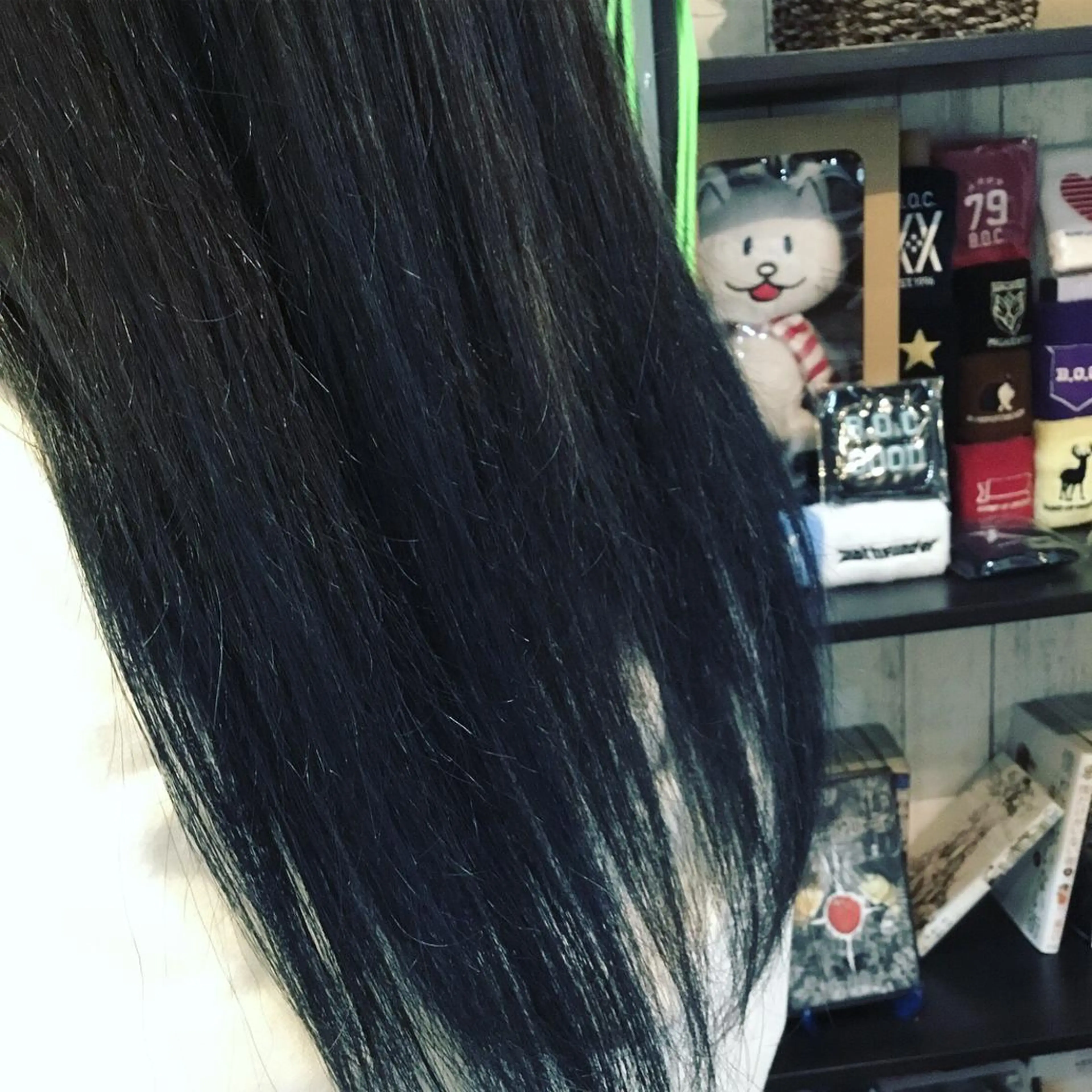 ロング カラー 金崎 新吾のヘアスタイル