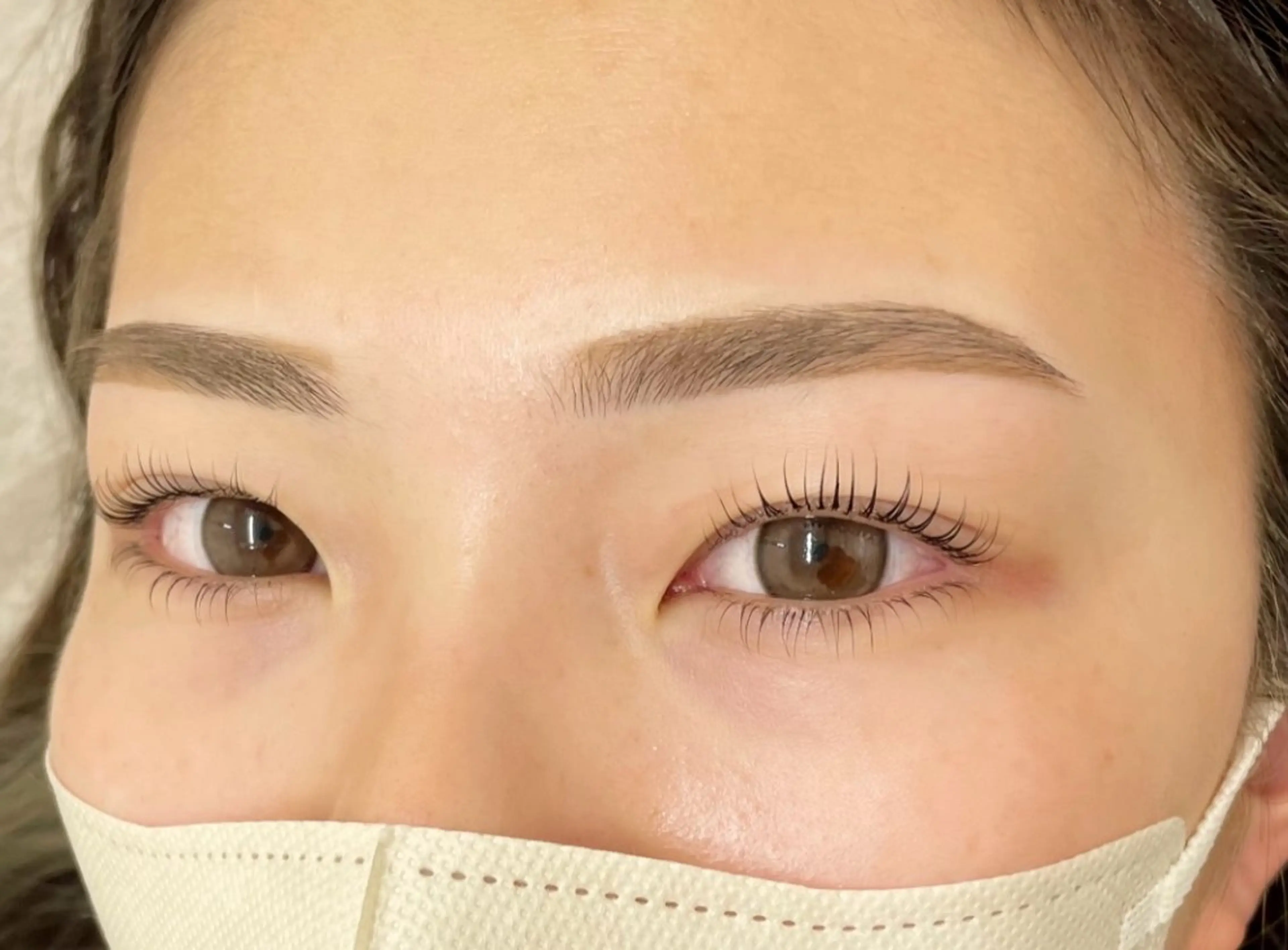 美眉アイブロウ☆(眉毛WAX+間引き+お仕上がりのメイク込み) ¥5260✨️の写真