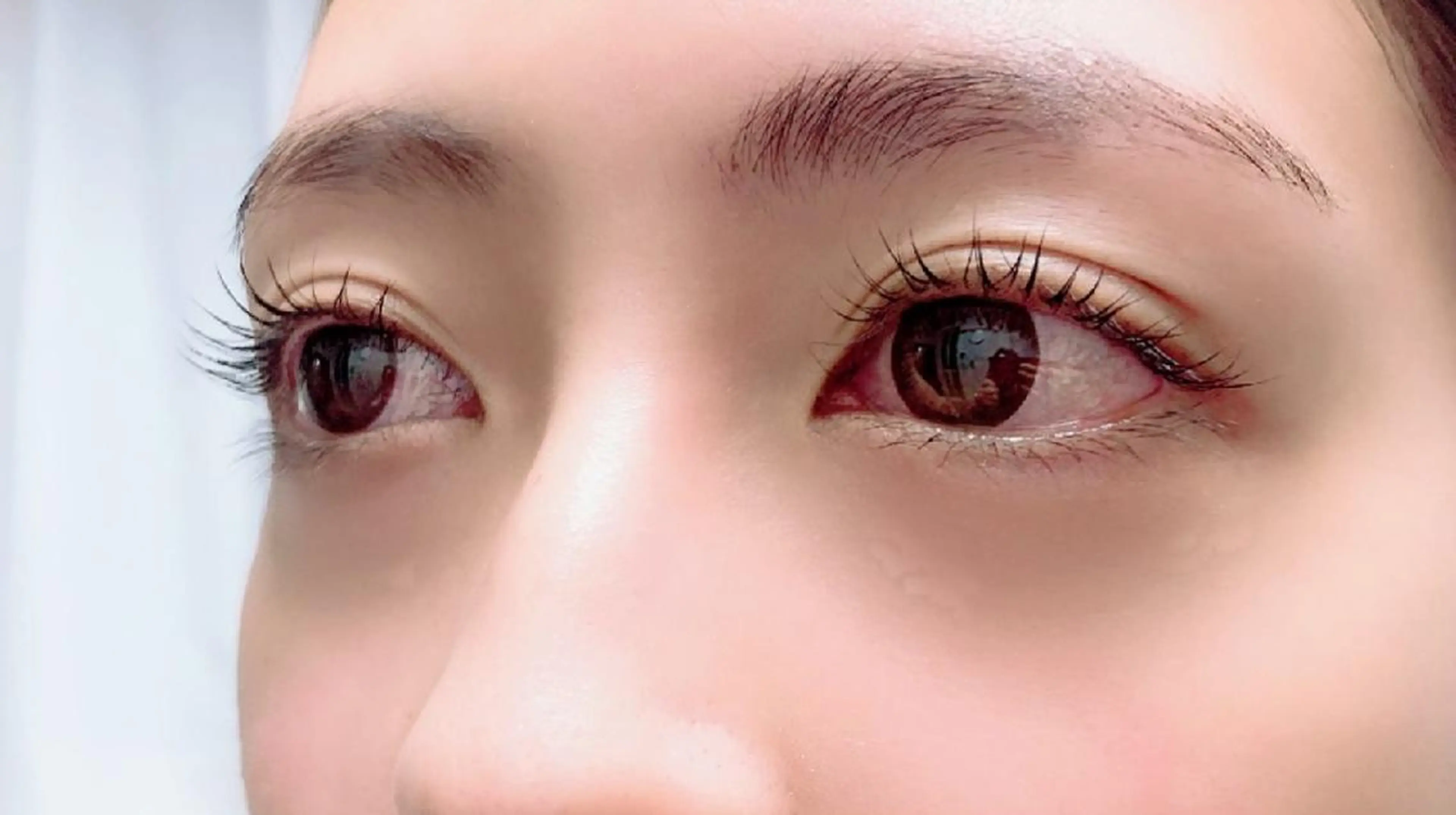 マツエク・マツパ 付け放題 フラットラッシュ まつげパーマ 下まつげエクステ 一重×まつ毛パーマ マツパ 吉岡 ゆうなのマツエク・マツパデザイン