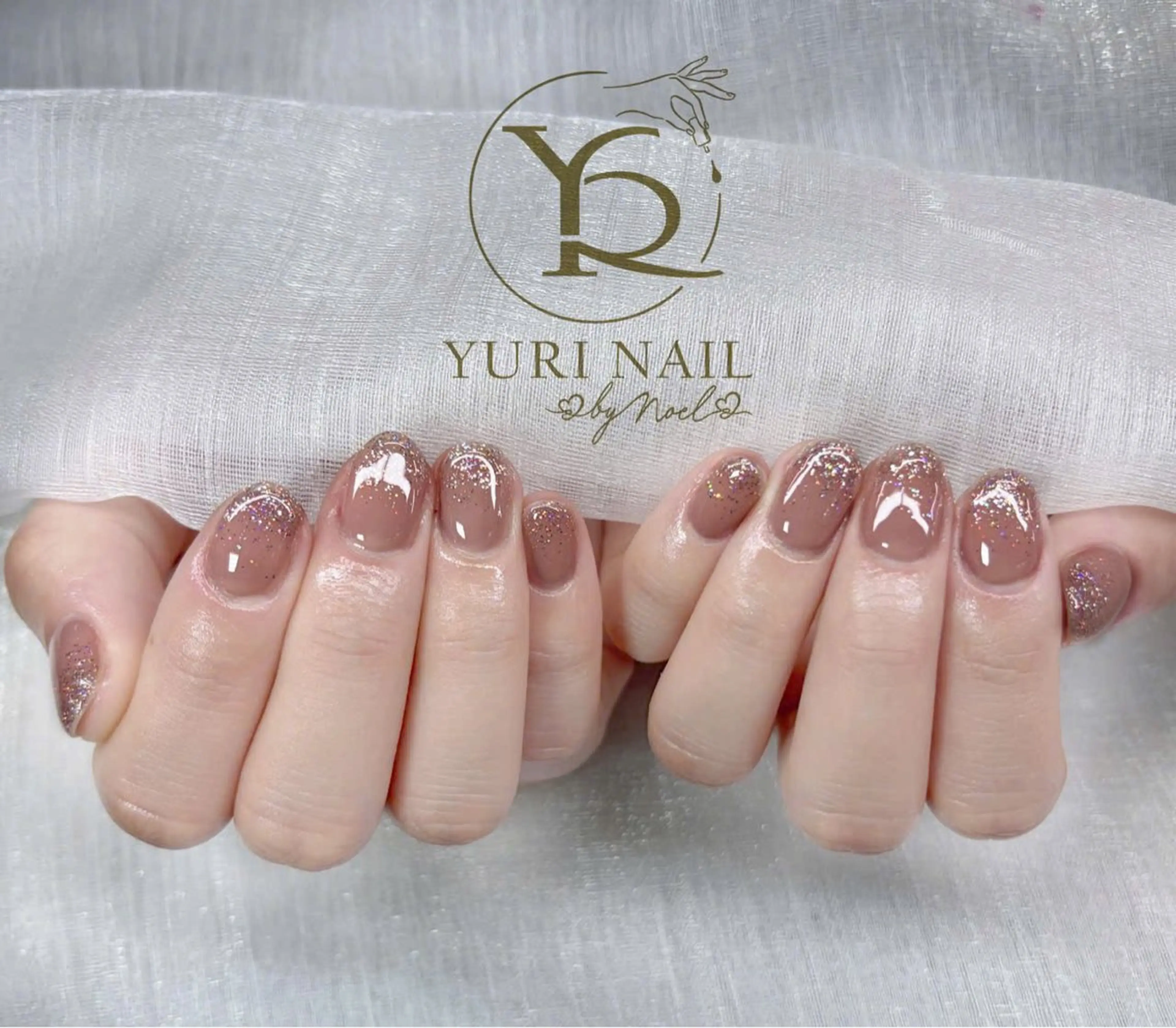 ネイル チークネイル フットネイル フレンチネイル グラデーション キラキラネイル YURI Nail Salon Funabashi所属・YURI Nail Funabashiのネイルデザイン