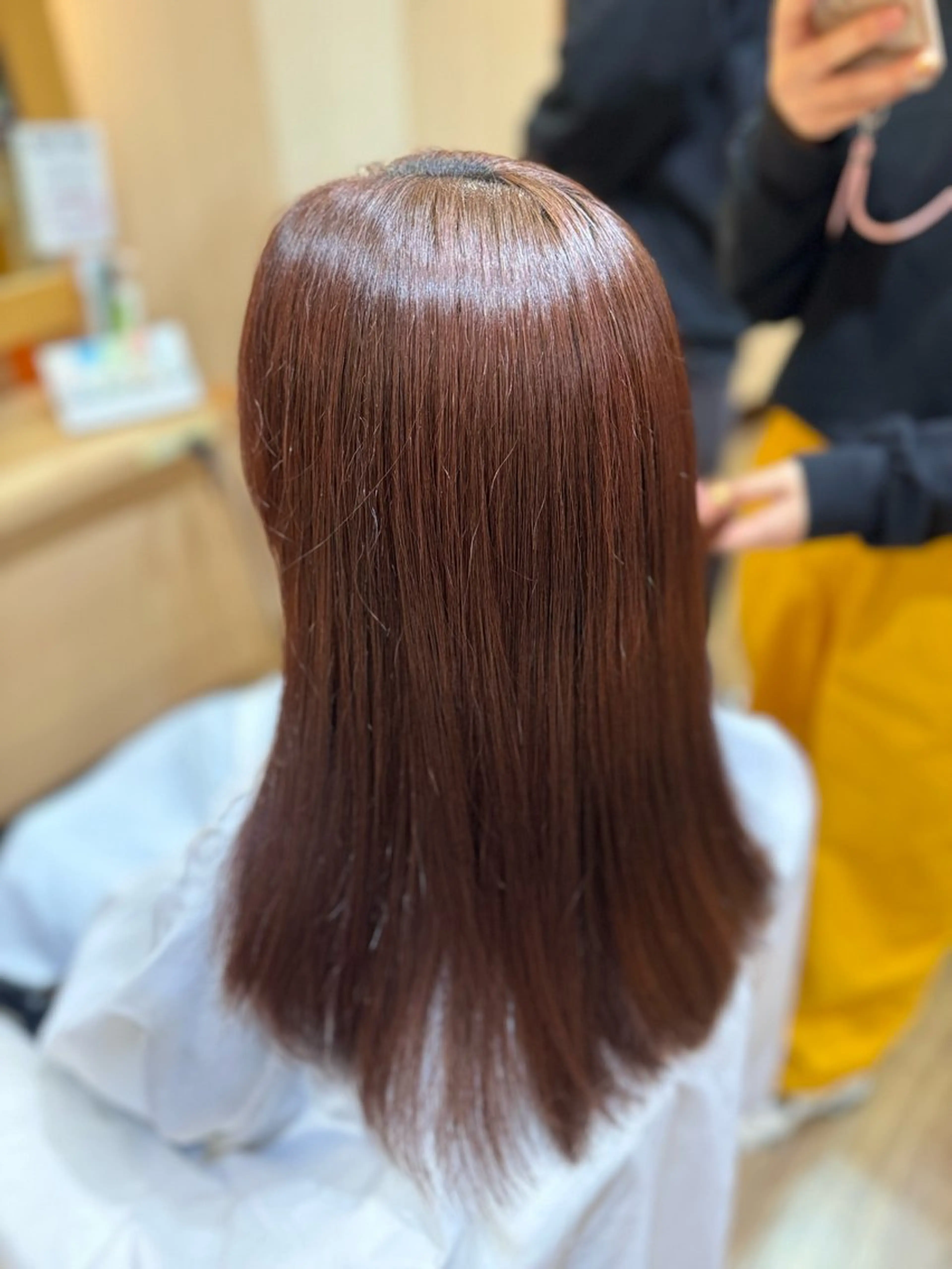 ミディアム カラー 透明感カラー トリートメント select 大森 慶斗のヘアスタイル