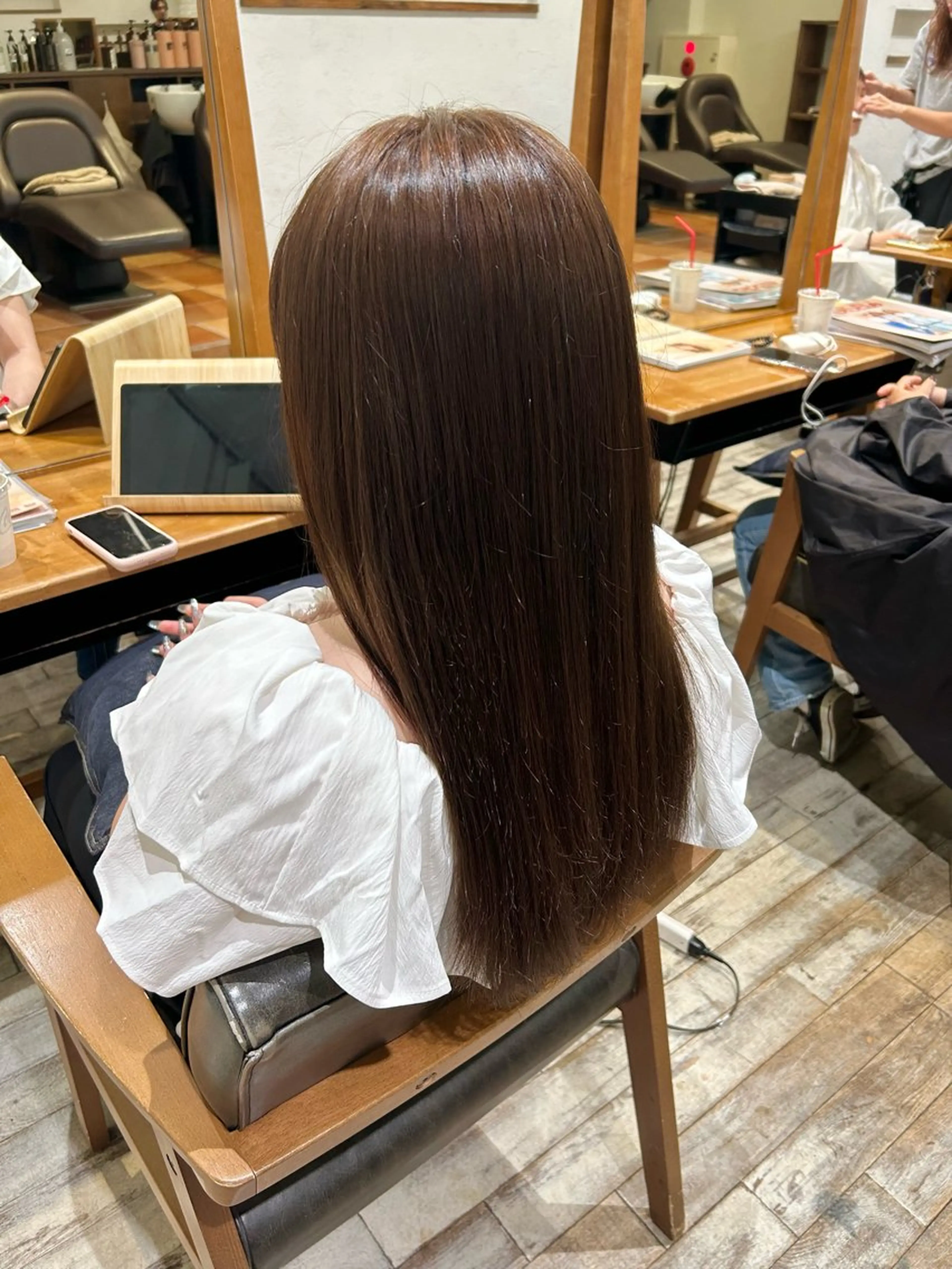 セミロング ‪広瀬快斗／ツヤ髪 /似合わせカラー🌱のヘアスタイル