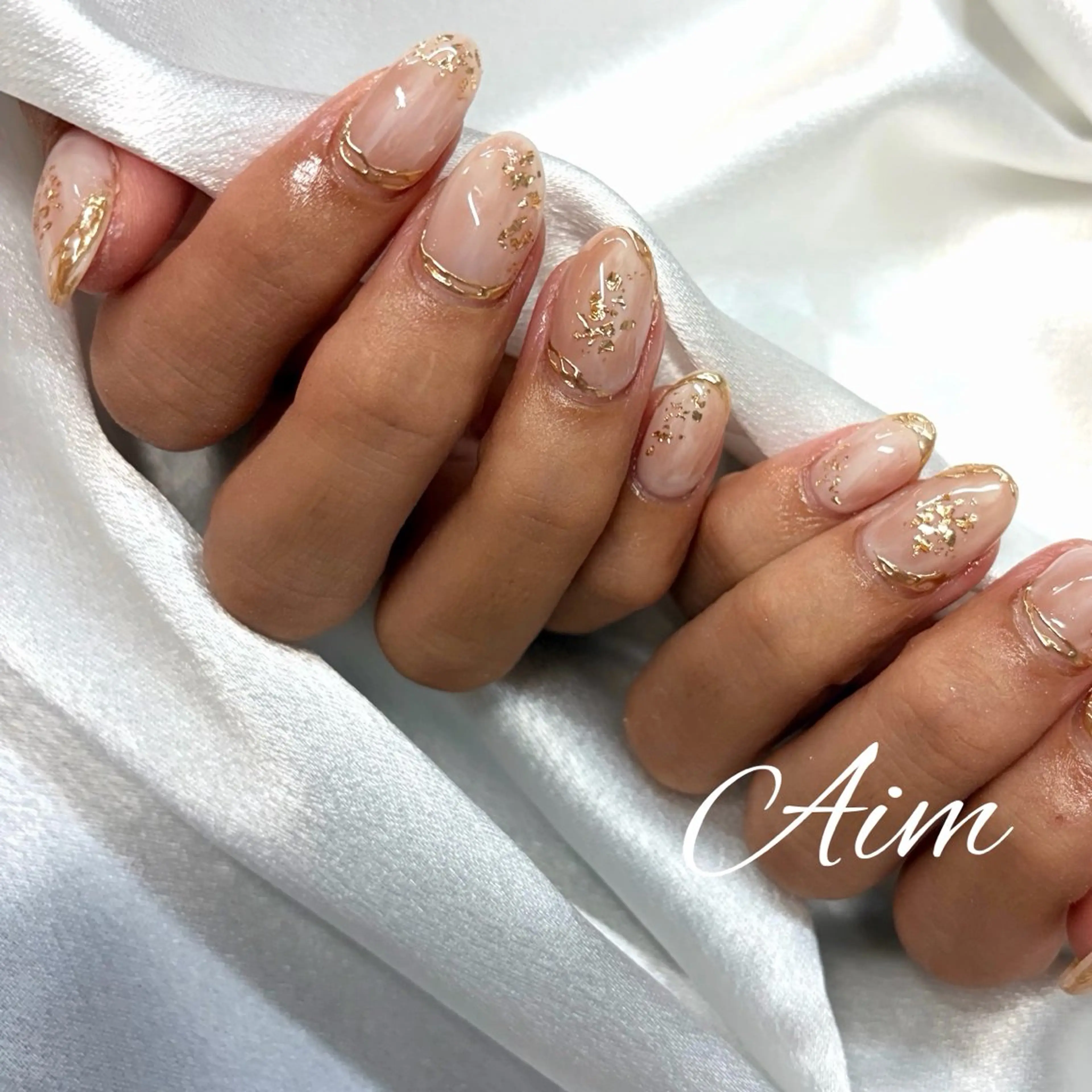 ネイル ハンドネイル ネイルサロンAim河原町[ヘアセット　ヘアエクステ　着付　専門店]所属・Aim🌿 kanaのネイルデザイン