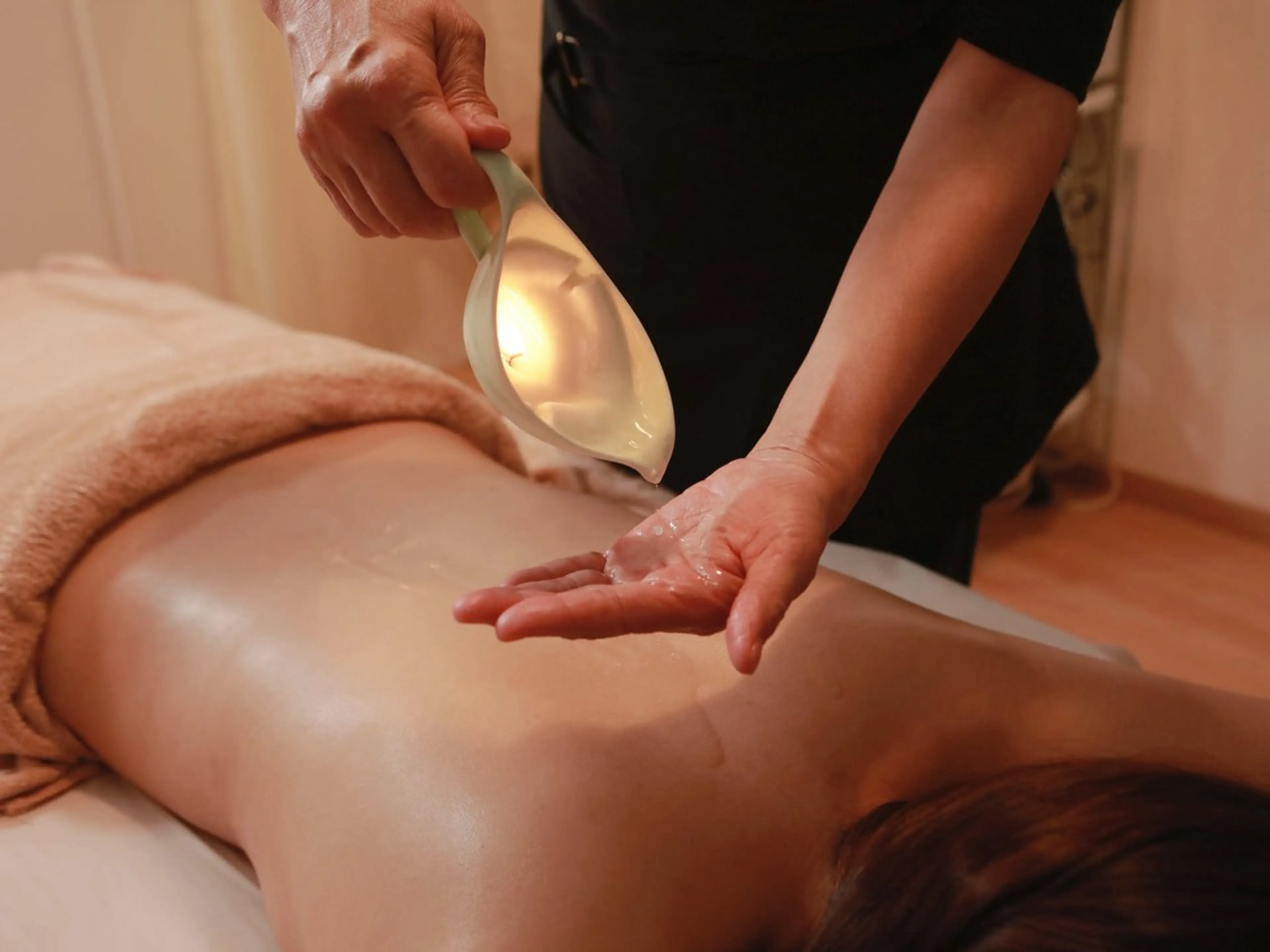 キャンドルアロマ/ホットストーン100分(足湯込み)の写真