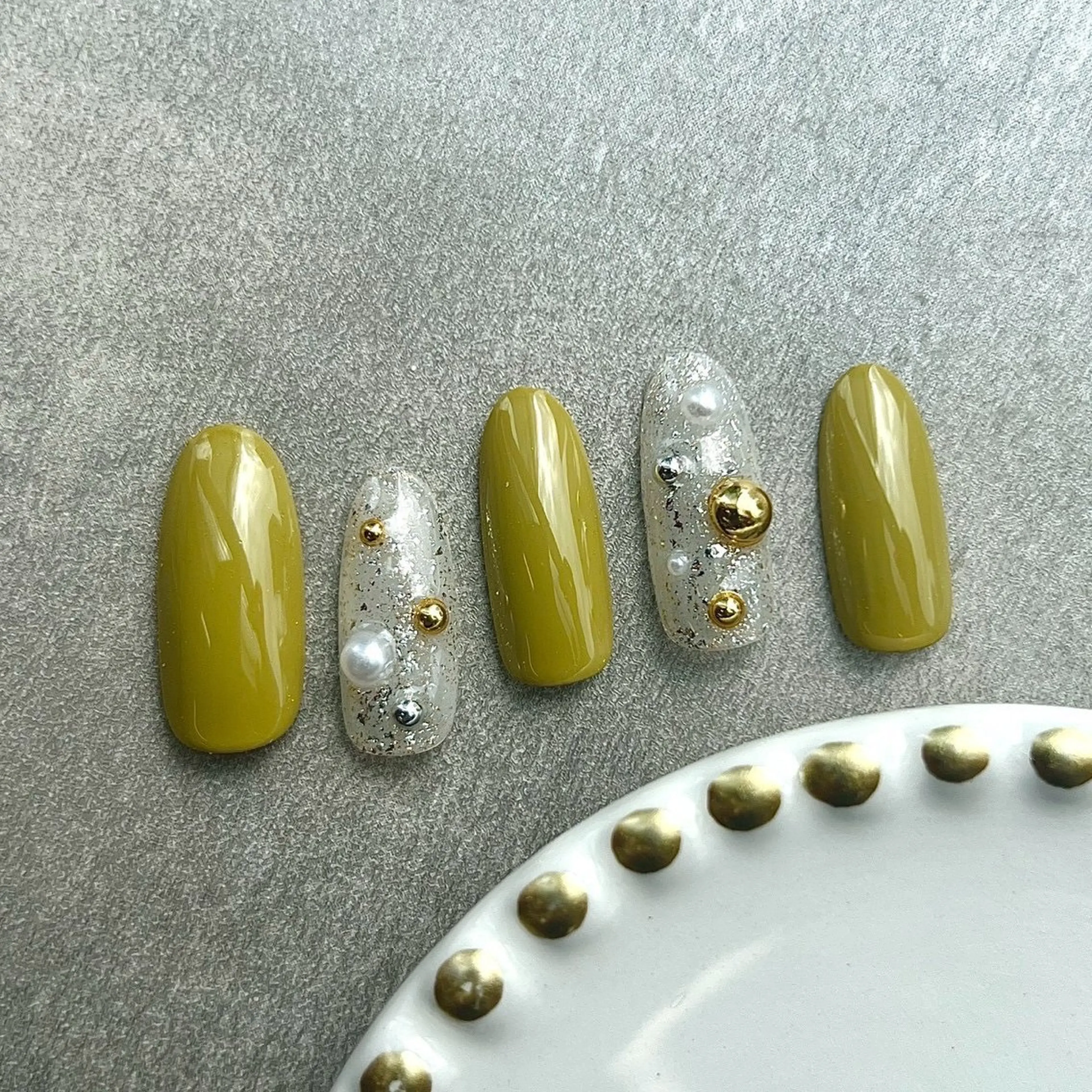 ネイル ⭐︎休業中の練習⭐︎ JNA認定講師髙橋のネイルデザイン