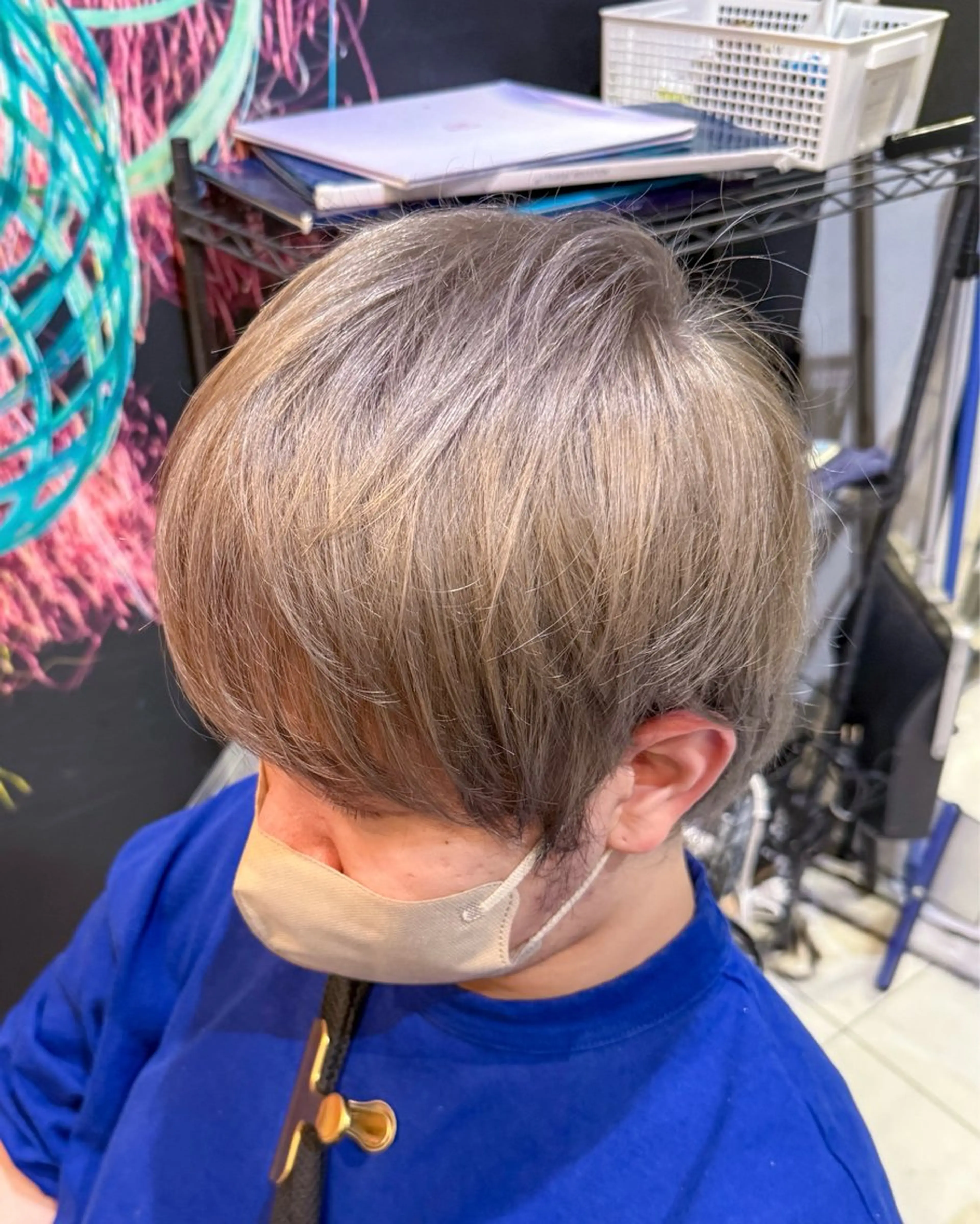 カラー メンズ ベージュカラー ミルクティーベージュ ヘアカラー ニュアンス/シャドウ /ツイスト/海斗のヘアスタイル