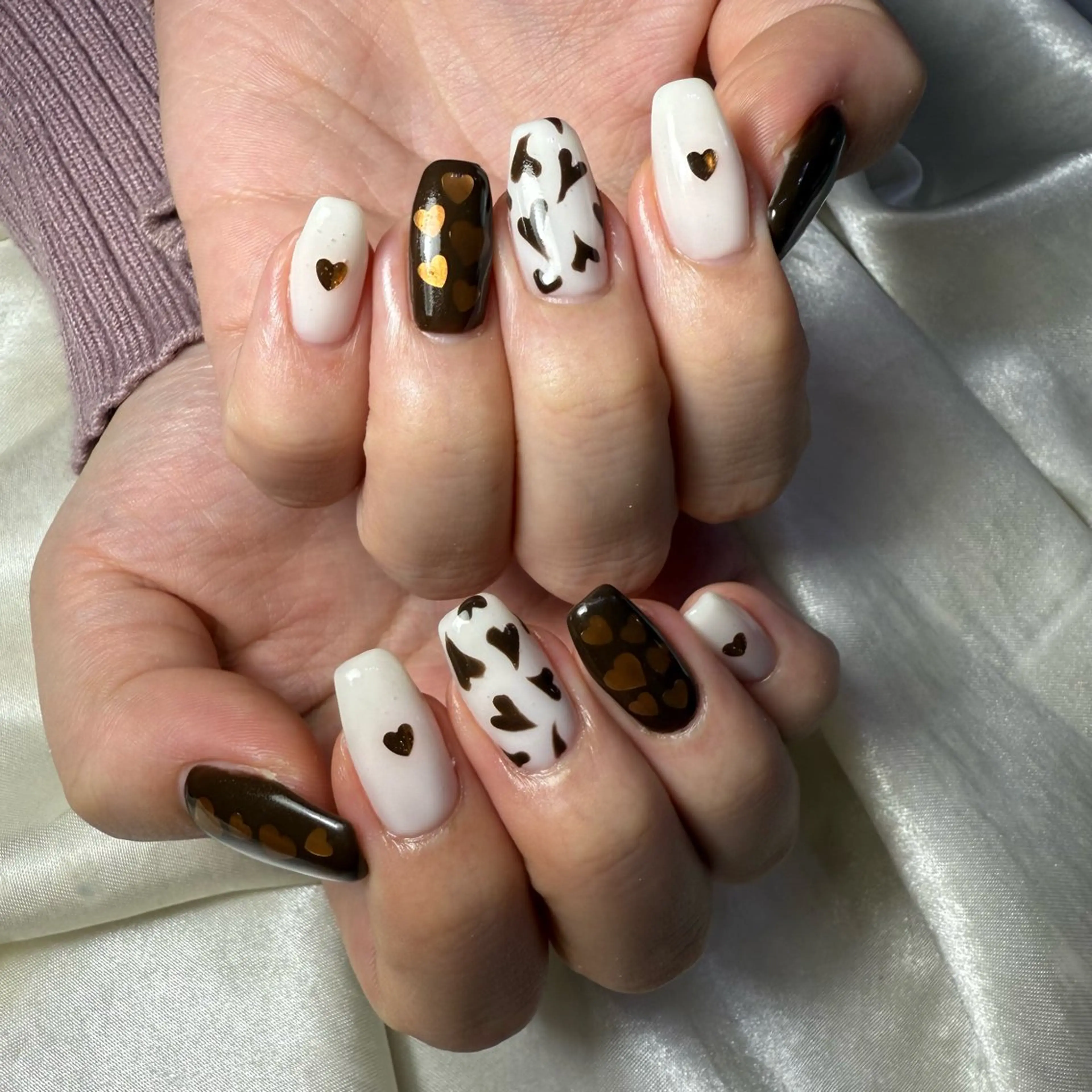 ネイル バレンタイン ハンドネイル elche SHOKOのネイルデザイン