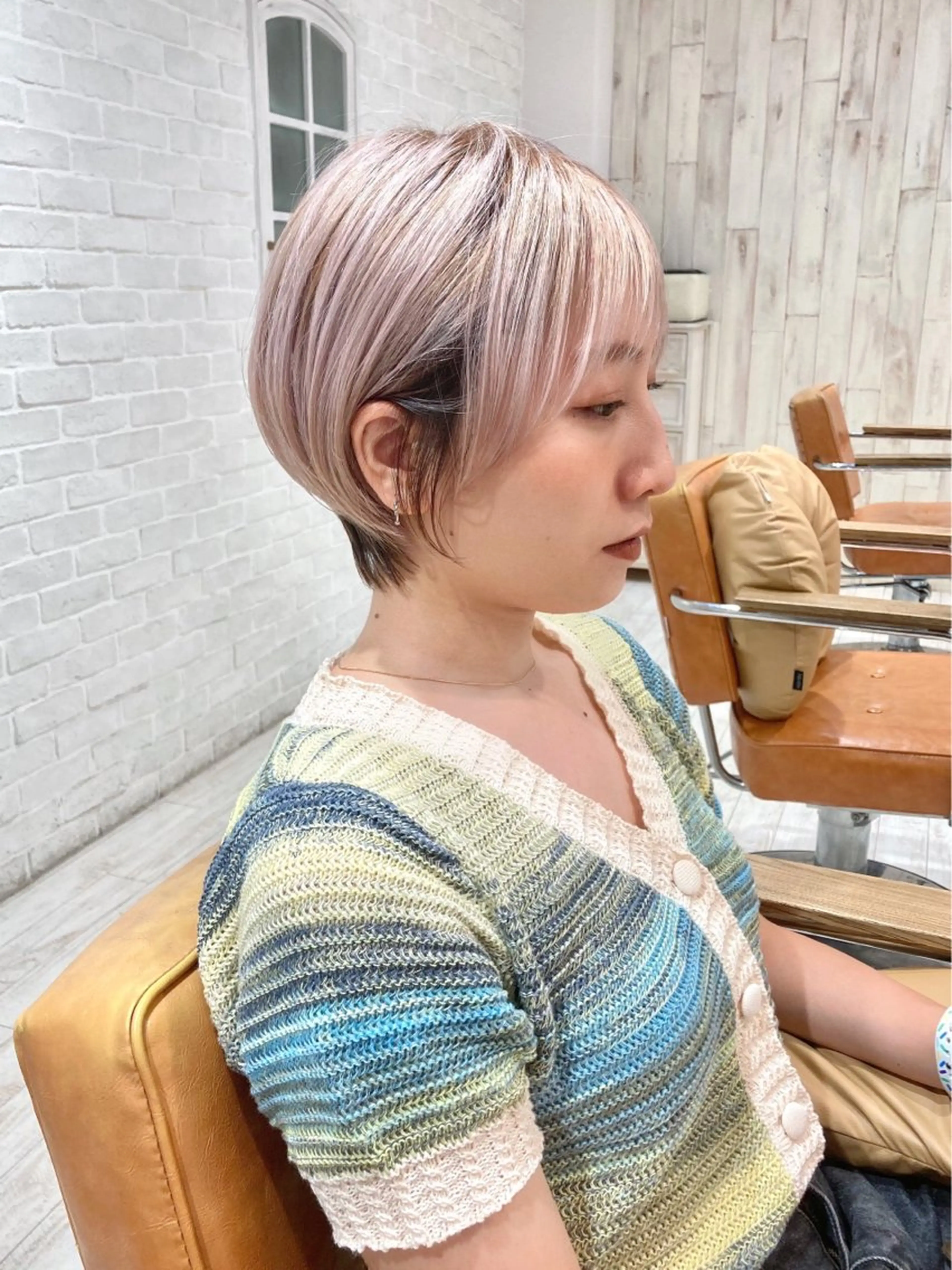 ショート カット トリートメント レイヤー/メンズ 竹田凪儀のヘアスタイル